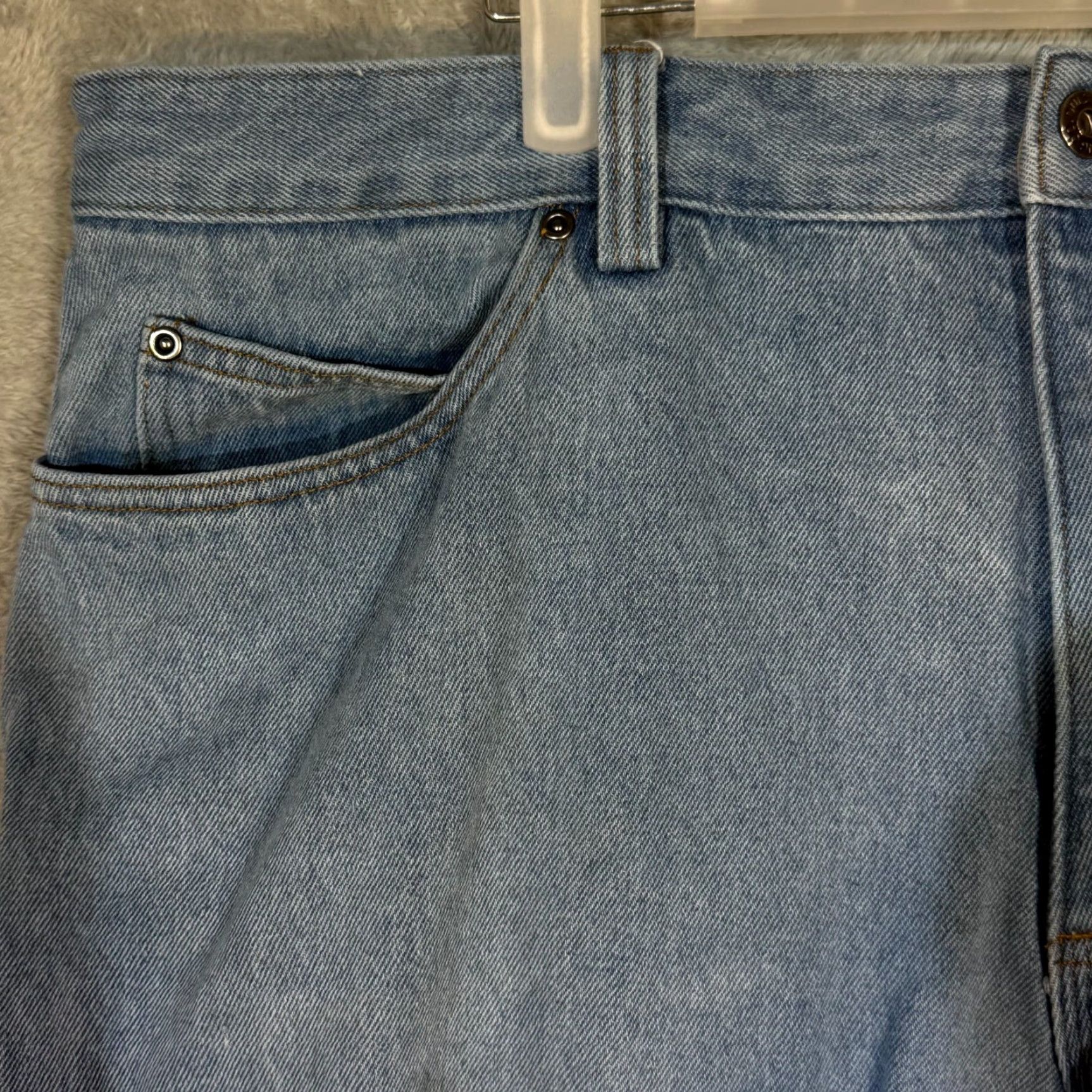 CO Duluth Trading Company Men’s Jeans 42 x 30 Blue Denim Mid Rise Straight Leg Jeans Mens Regular BlueDenim 42x30 Size US 42 / EU 58 - 3 Thumbnail