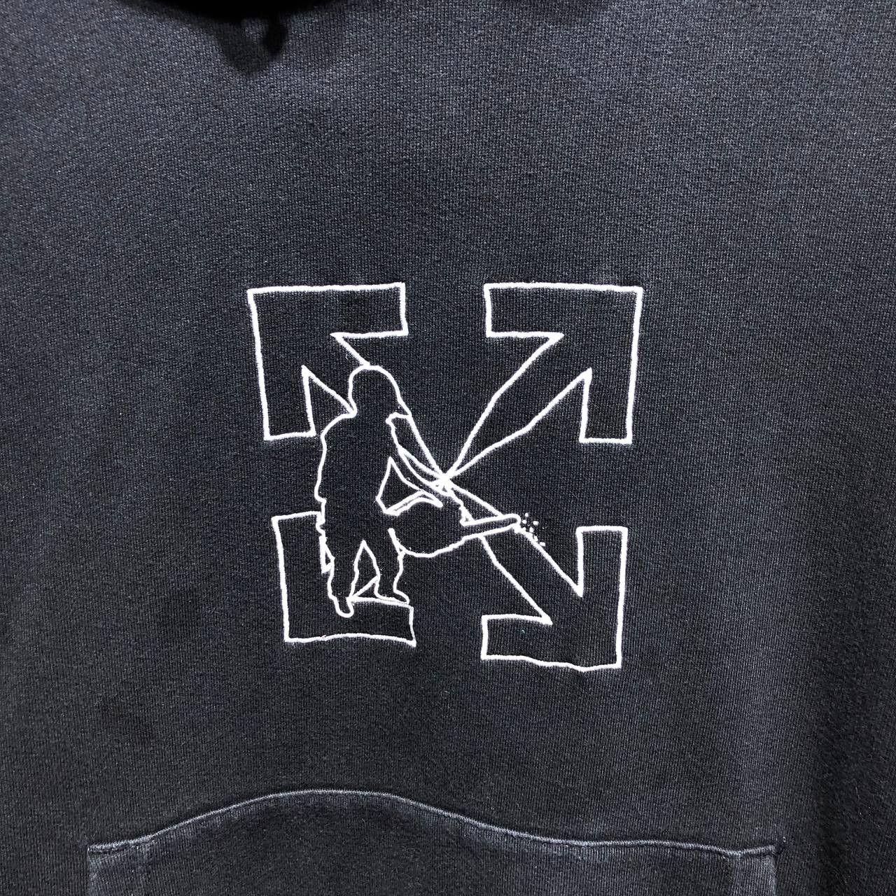 Off-White Off-White Workers Logo hoodie Size US M / EU 48-50 / 2 - 3 Thumbnail