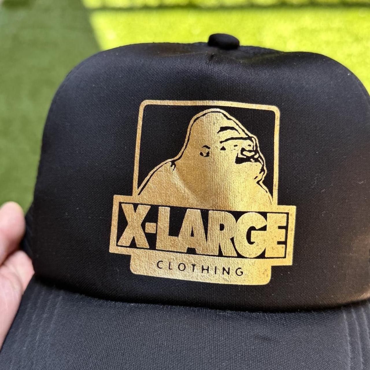Xlarge Black & gold XLarge trucker hat Size ONE SIZE - 2 Thumbnail