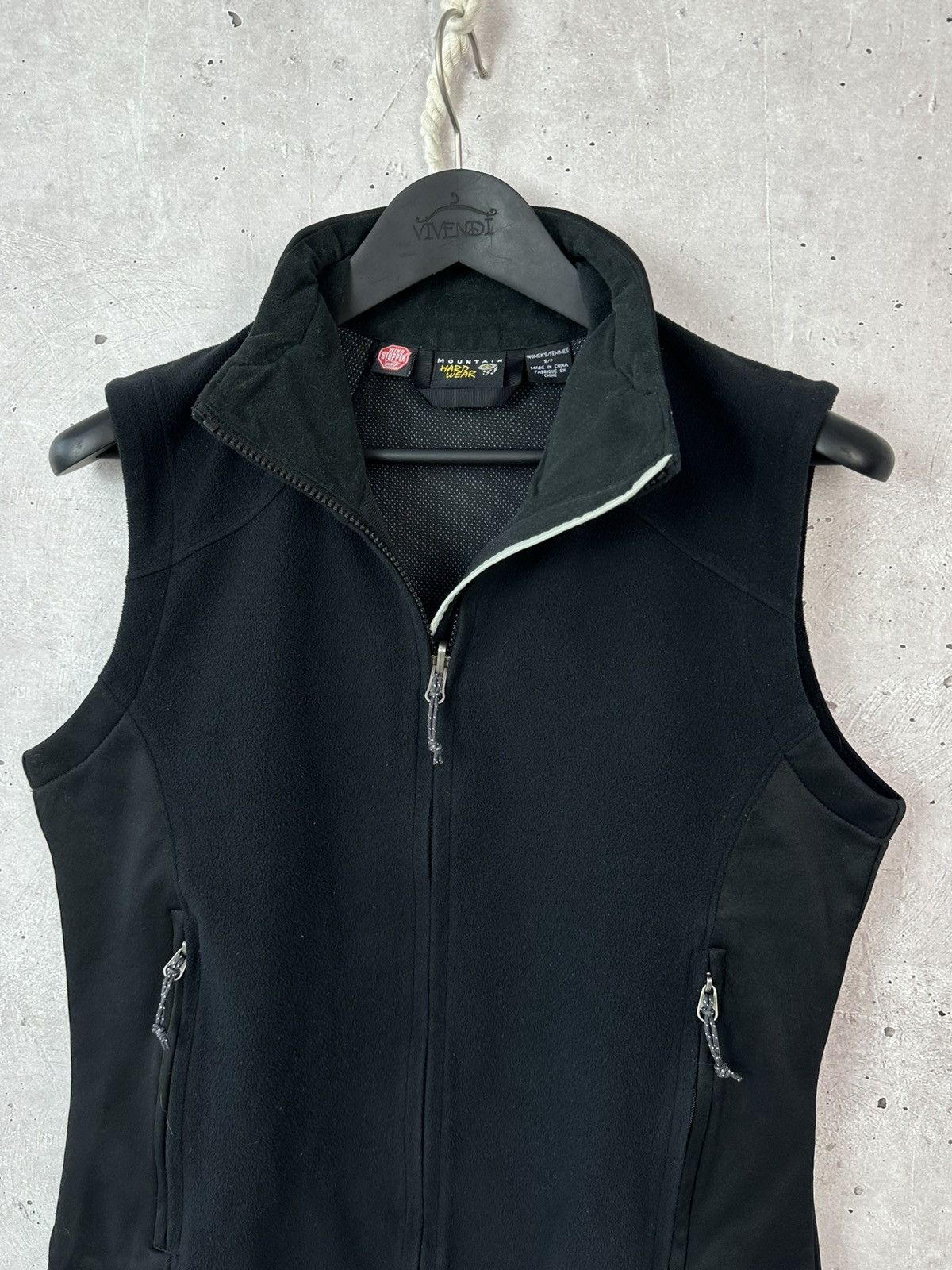 Mountain Hardwear Mountain Hardwear Black Full Zip Windstopper Fleece Vest Size S / US 4 / IT 40 - 2 Thumbnail