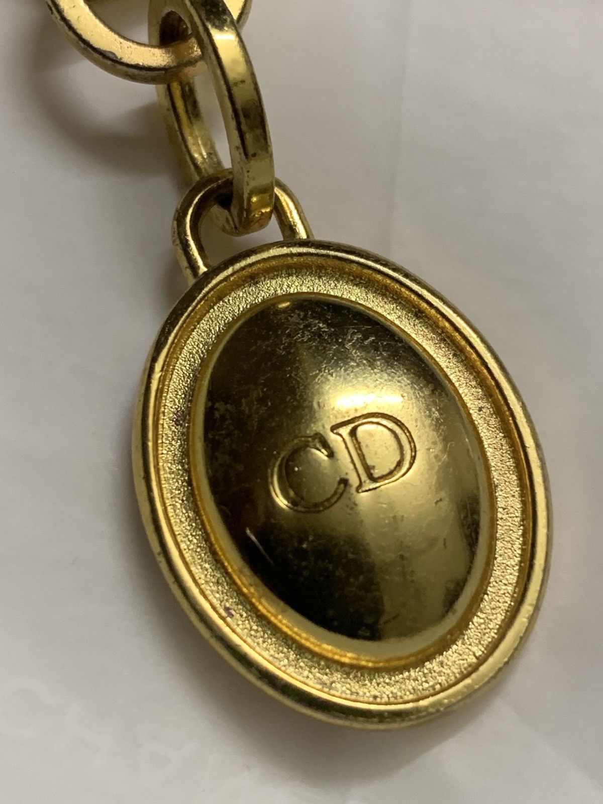 Christian Dior Monsieur Rare Vintage Christian dior CD logo pendant 80s Size ONE SIZE - 1 Thumbnail