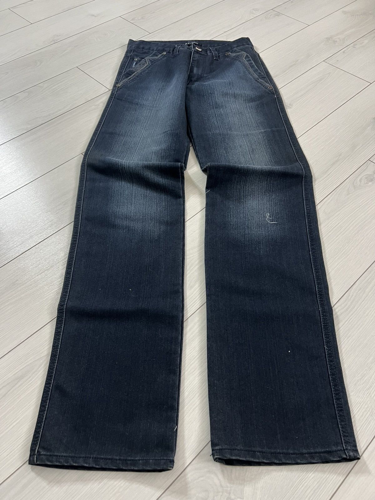 Vintage Rare Flared Kapital Vibe! Distressed Crazy Y2k Jeans Vintage Size US 31 - 6 Thumbnail