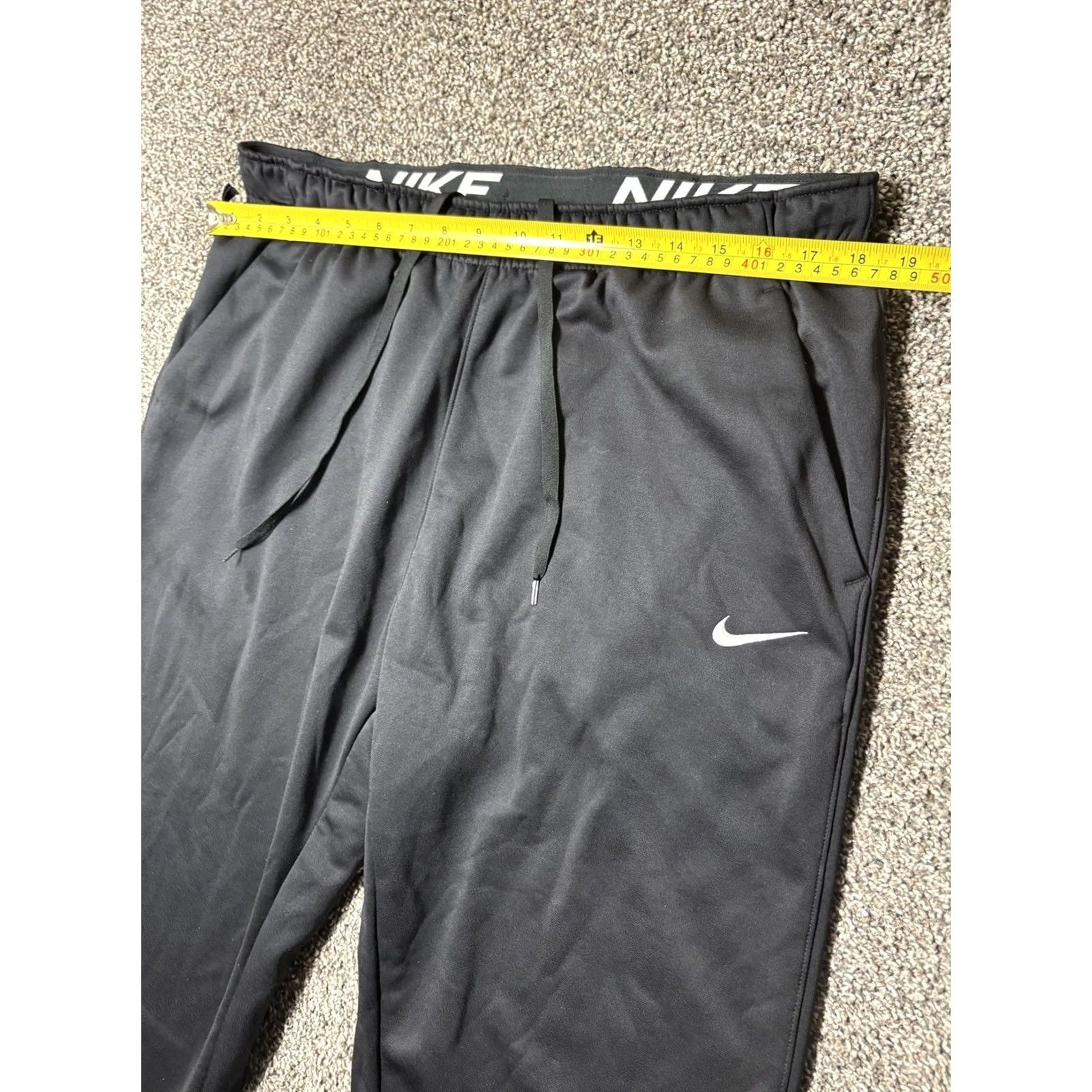 Nike Nike Pants Mens XL Black Therma Fit Fleece Sweatpants Zip Pocket DQ4856 Size US 36 / EU 52 - 5 Thumbnail