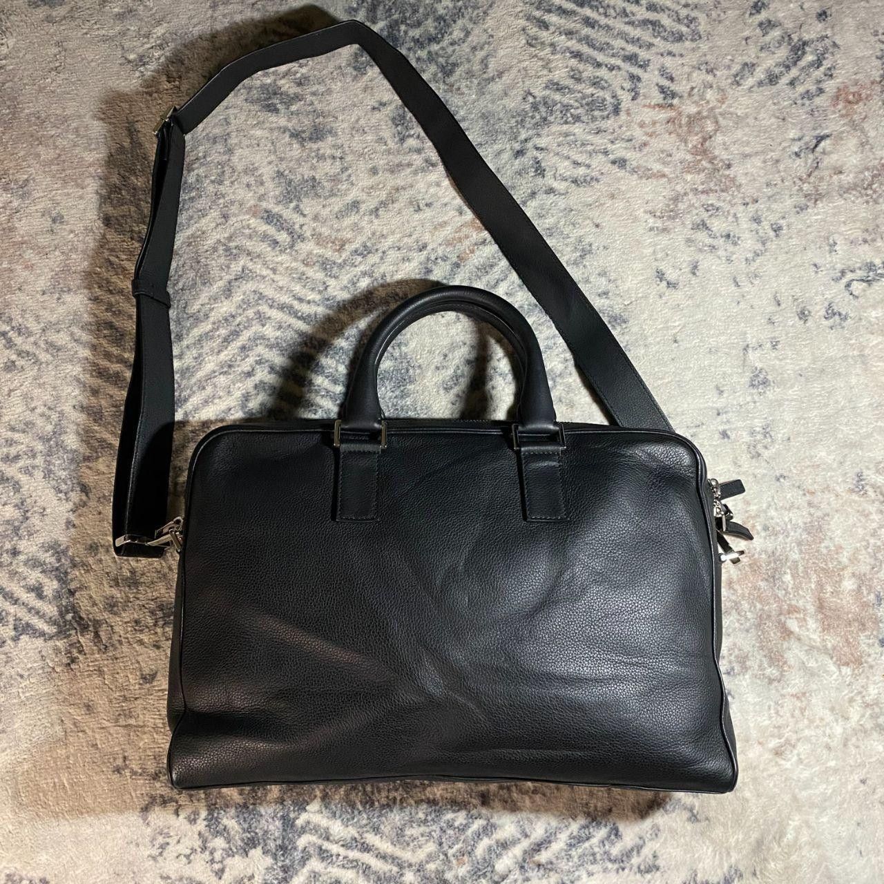 1/1 Dior FW17 Runway Gradient Leather Black Messenger Bag