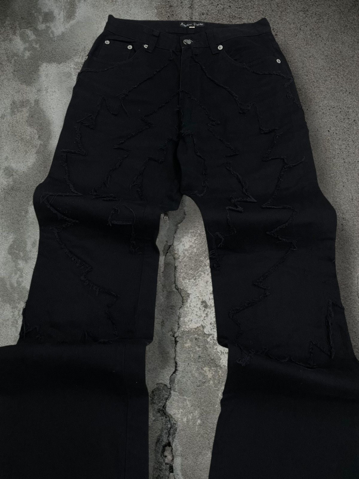Japanese Brand Vintage 1990s Japan Designer Amore Pure Distressed Denim Size US 27 - 4 Thumbnail