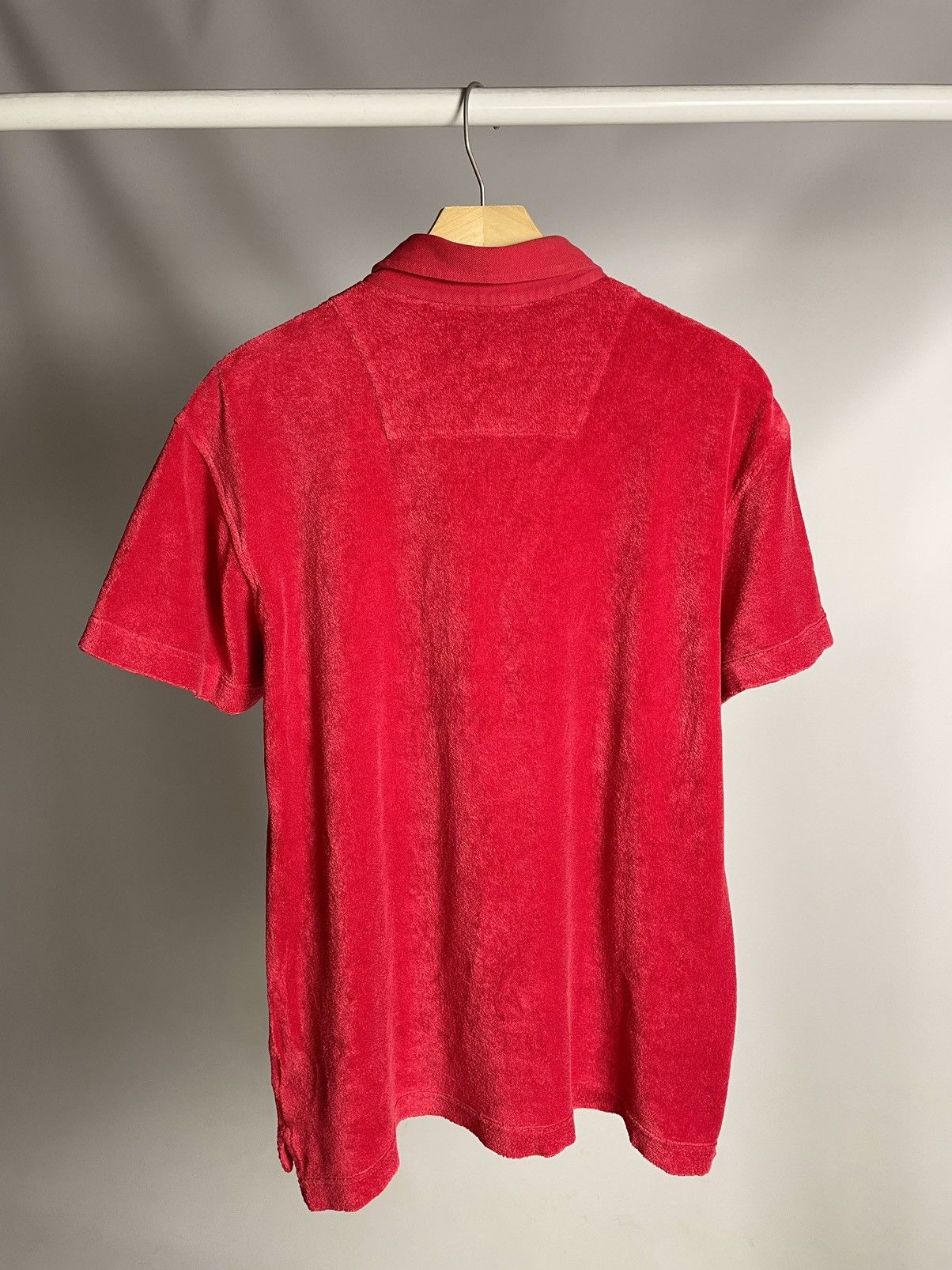 Lacoste × Vintage 🌹RARE🌹 Van Laack Red terry golf luxury Polo T-Shirt tee Size US M / EU 48-50 / 2 - 8 Thumbnail