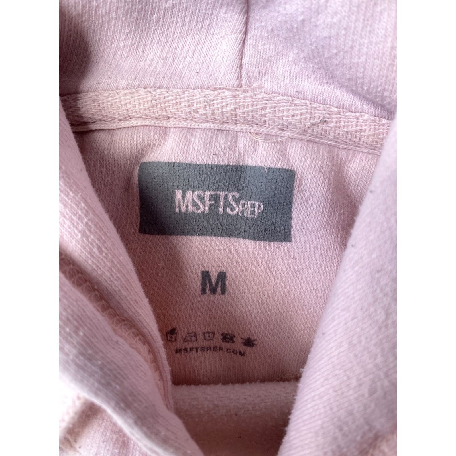 Msftsrep MSFTS Rep One World Pink Hoodie Sweatshirt Medium Jaden Smith Streetwear Sweatshirt Size US M / EU 48-50 / 2 - 2 Thumbnail