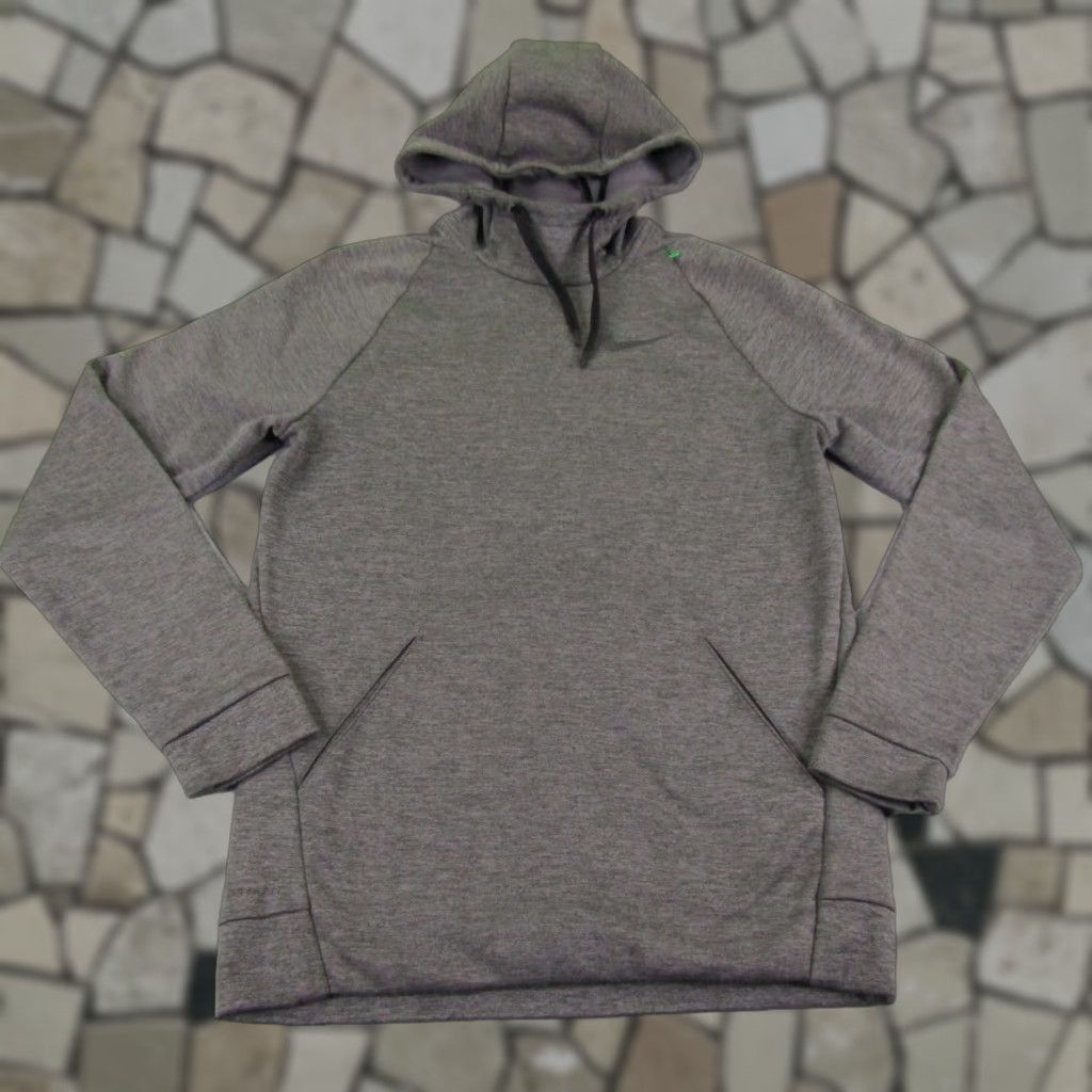 Nike Nike Hoodie Mens Small Gray Dri Fit Therma Training Pullover Sweater Sweatshirt Size US S / EU 44-46 / 1 - 1 Thumbnail