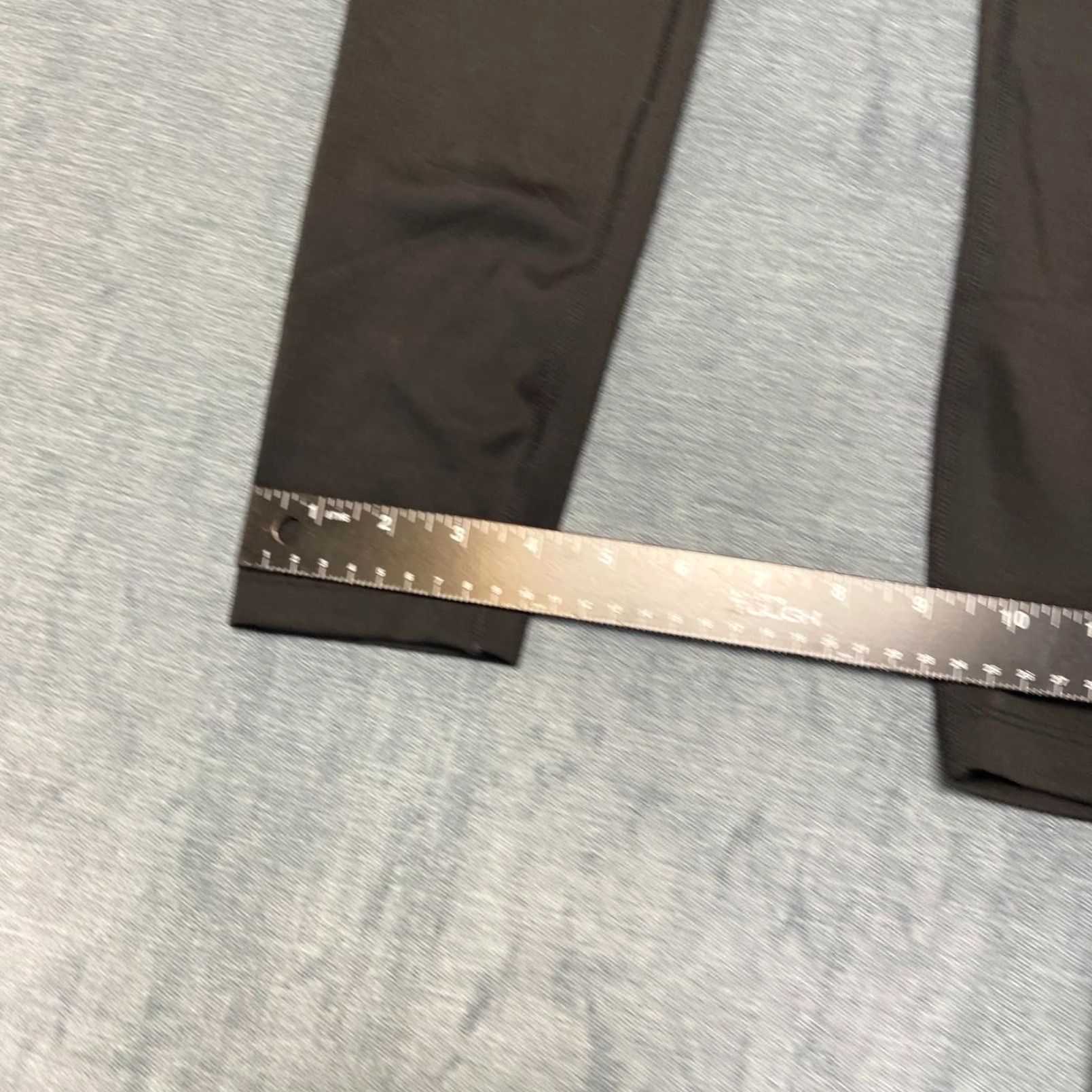 Nike Nike Leggings Womens Medium Black Swoosh Logo Stretch High Waist Performance Size 32" / US 10 / IT 46 - 6 Thumbnail