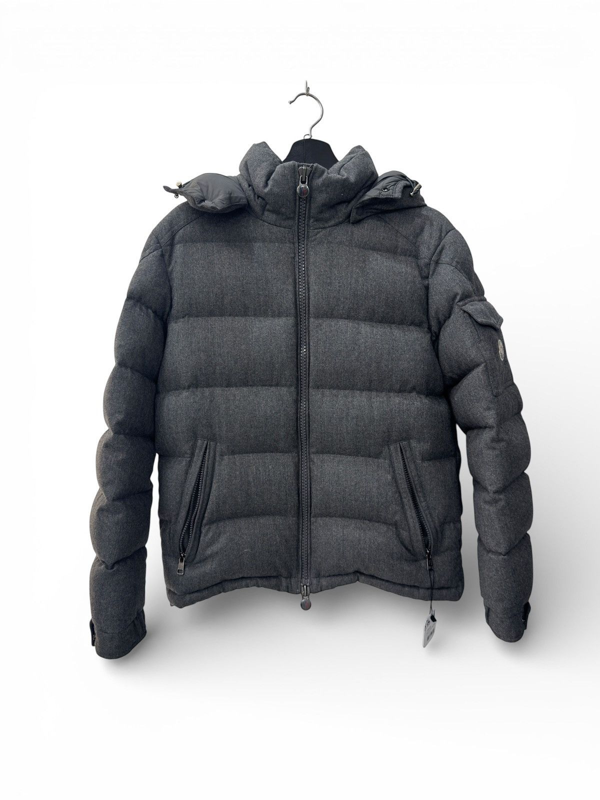 Moncler Moncler Chartreuse wool puffer jacket | Grailed