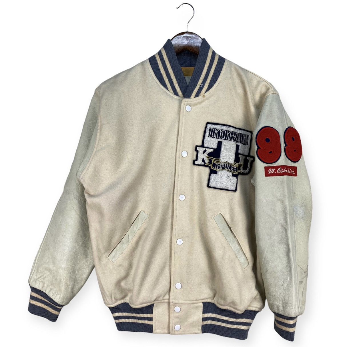 Impulse Vtg Impulse Tokyo Keizai Unm Varsity Jacket Size US L / EU 52-54 / 3 - 4 Thumbnail