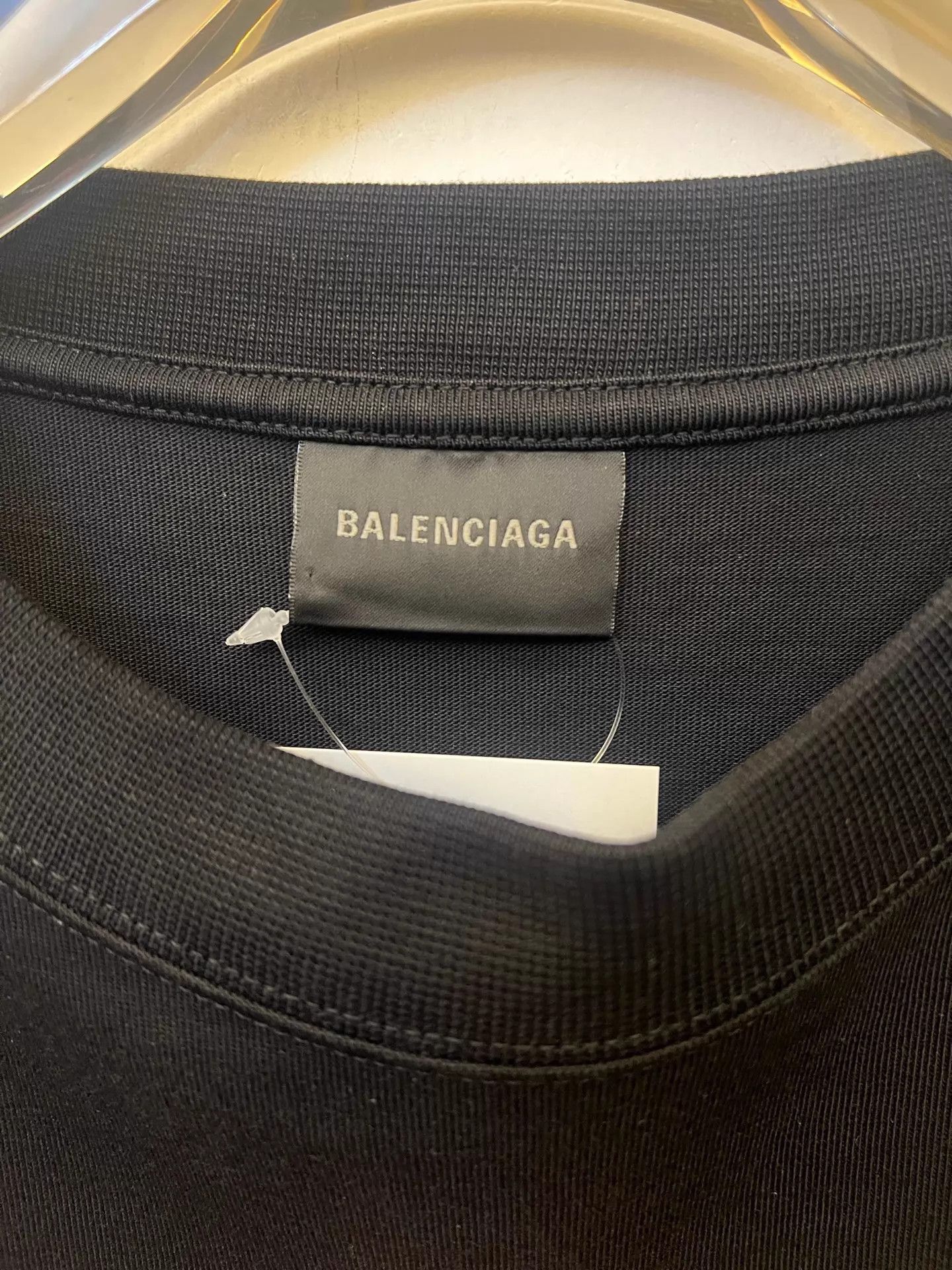Balenciaga Balenciaga Logo Crew Neck Short Sleeve T-Shirt Black Men S Size US S / EU 44-46 / 1 - 2 Thumbnail