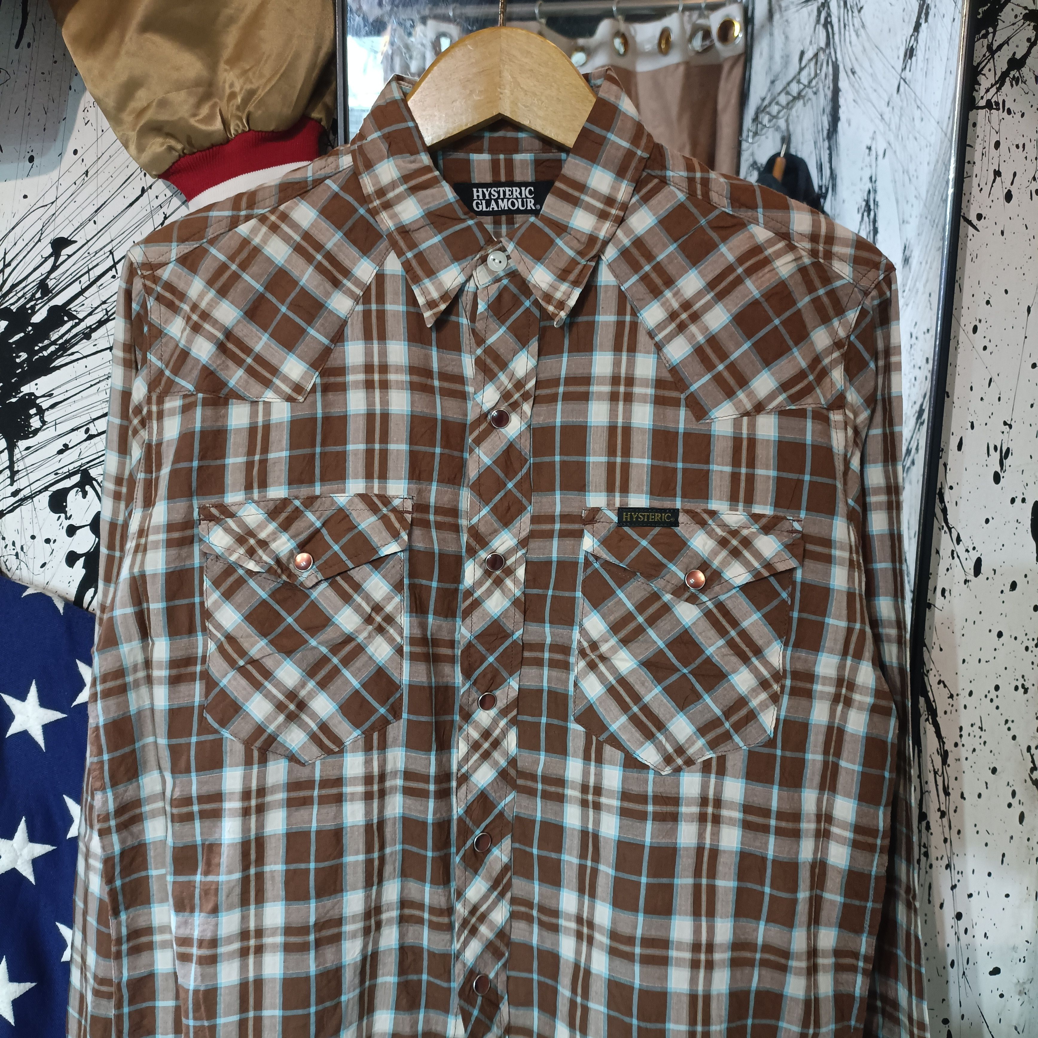 Hysteric Glamour Vintage Hysteric Glamour Flannel Shirt Size US L / EU 52-54 / 3 - 2 Thumbnail