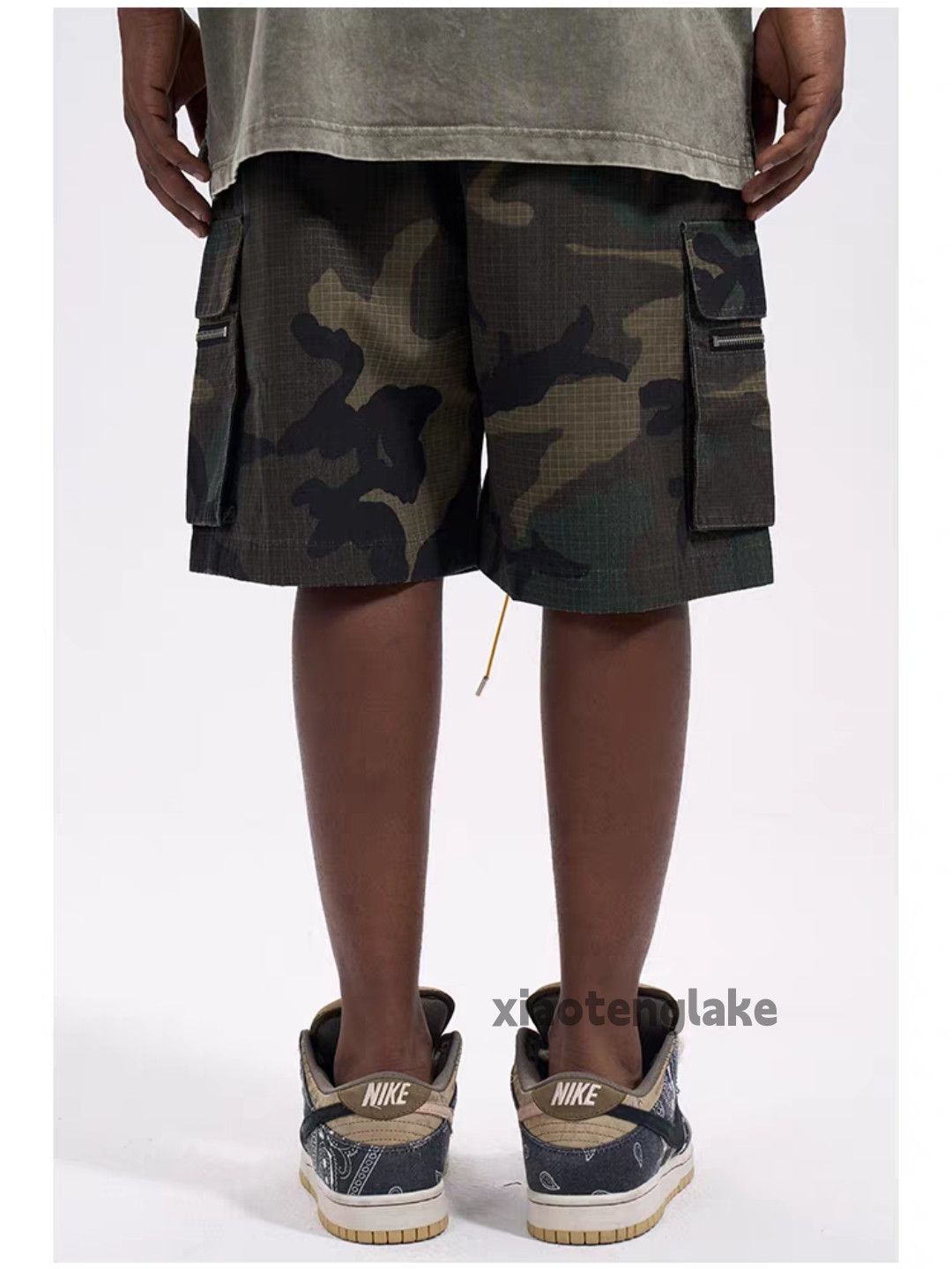Vintage Utility loose baggy skate hiphop cargo outdoor shorts Size US 36 / EU 52 - 4 Thumbnail