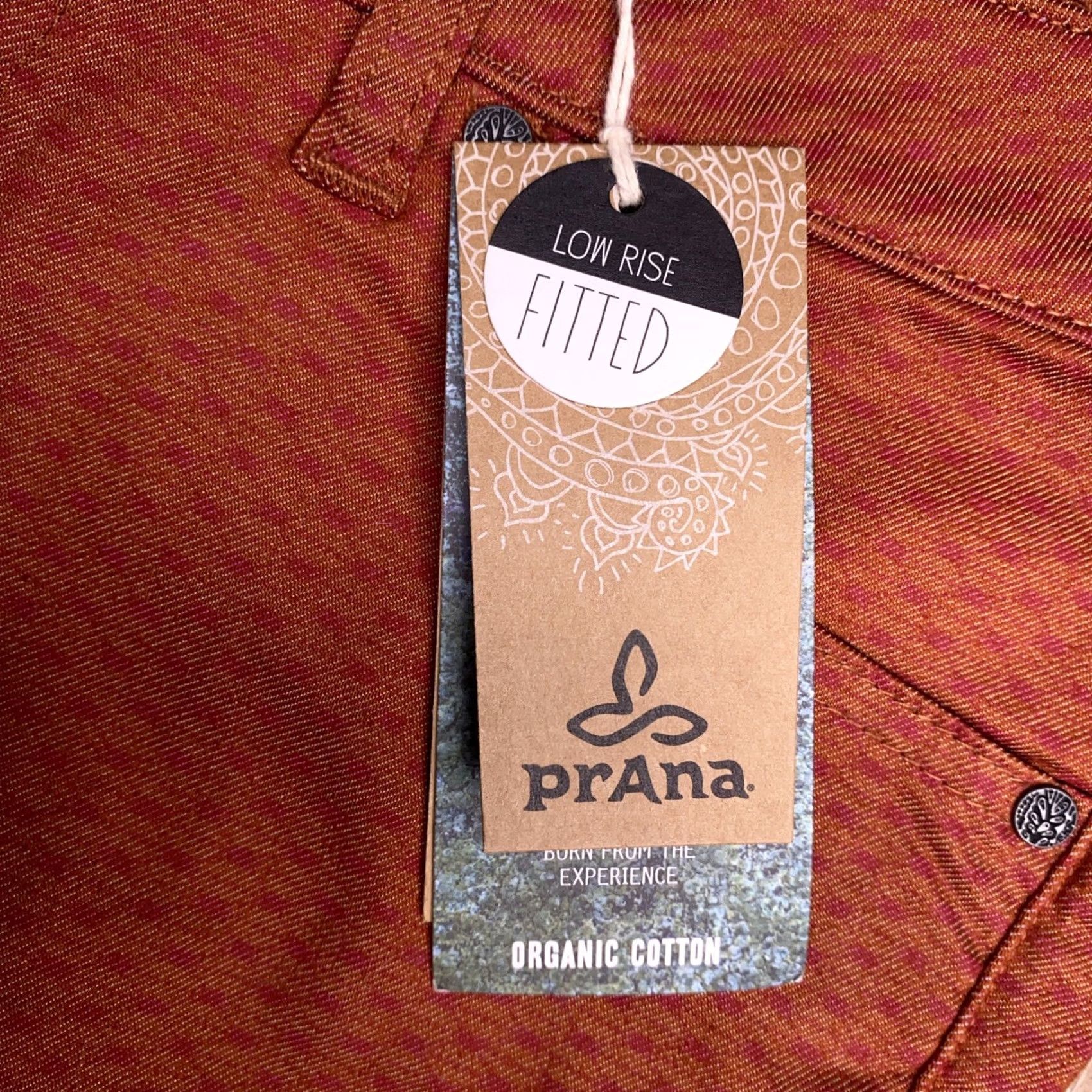 Prana prAna Kara Jeans Womens 6 28 Low Rise Stretch Fitted Picante Dots New Size 28" / US 6 / IT 42 - 7 Thumbnail