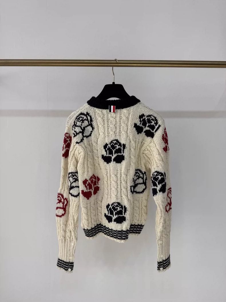 Thom Browne Thom Browne A wool knit cardigan Size M / US 6-8 / IT 42-44 - 2 Thumbnail