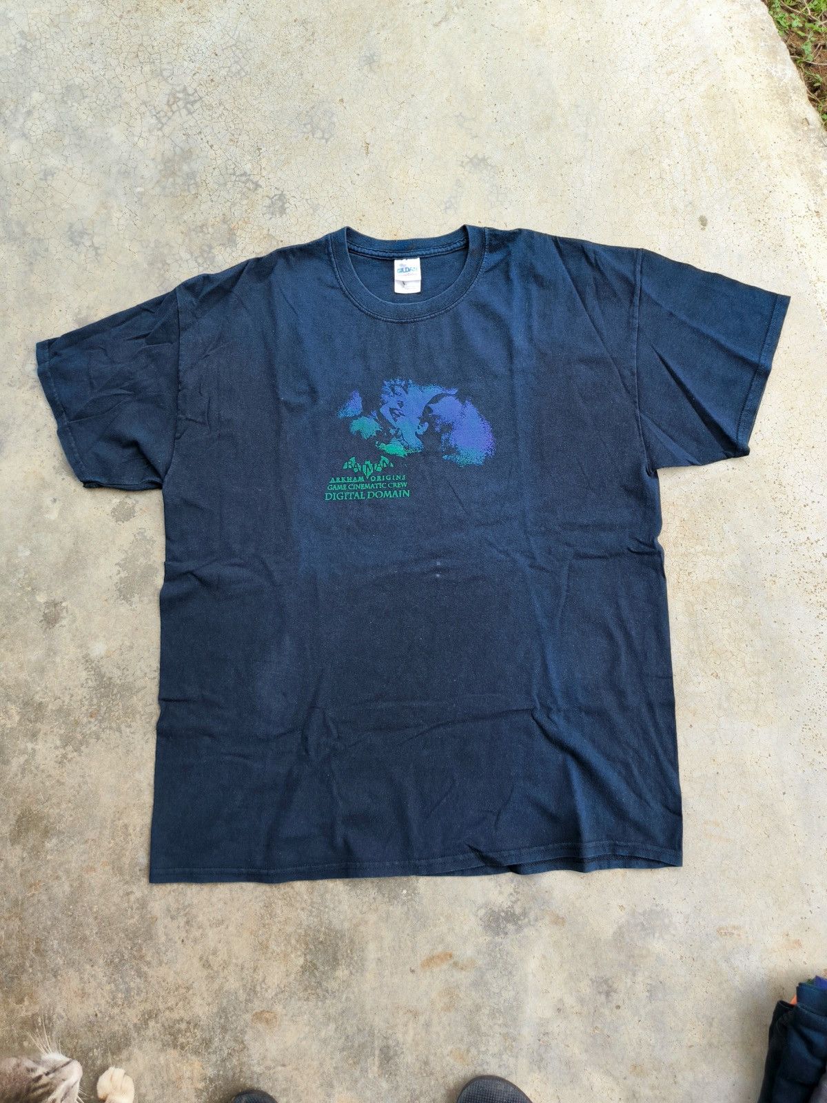 DC Comics × Vintage Vintage Y2K Batman vs Joker Arkham Origins Size US XL / EU 56 / 4 - 2 Thumbnail