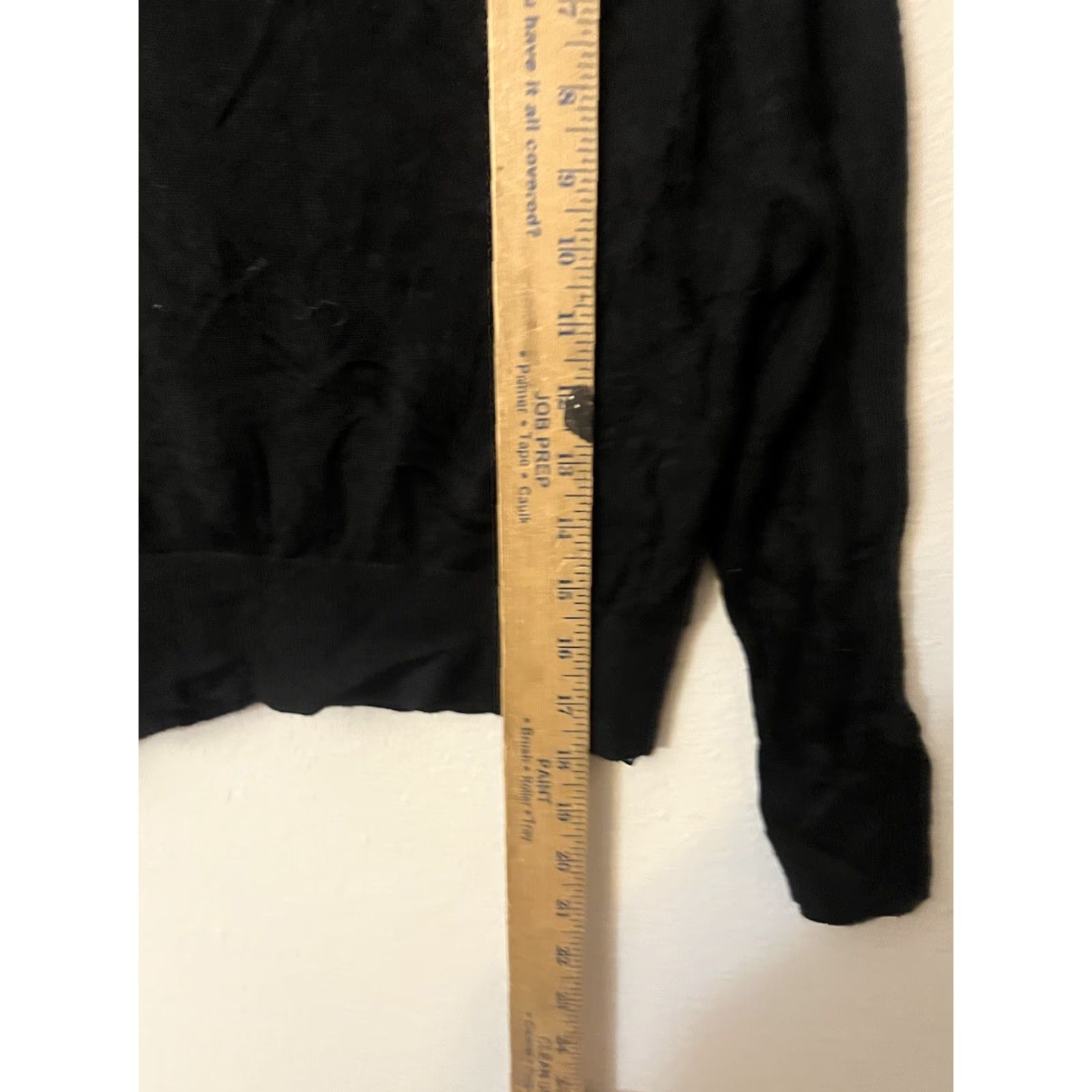 Karl Lagerfeld Karl Lagerfeld Womens Cardigan Sweater Sz Small Black Laser Cut Rose Floral Pattern Pockets Button Up Size S / US 4 / IT 40 - 6 Thumbnail