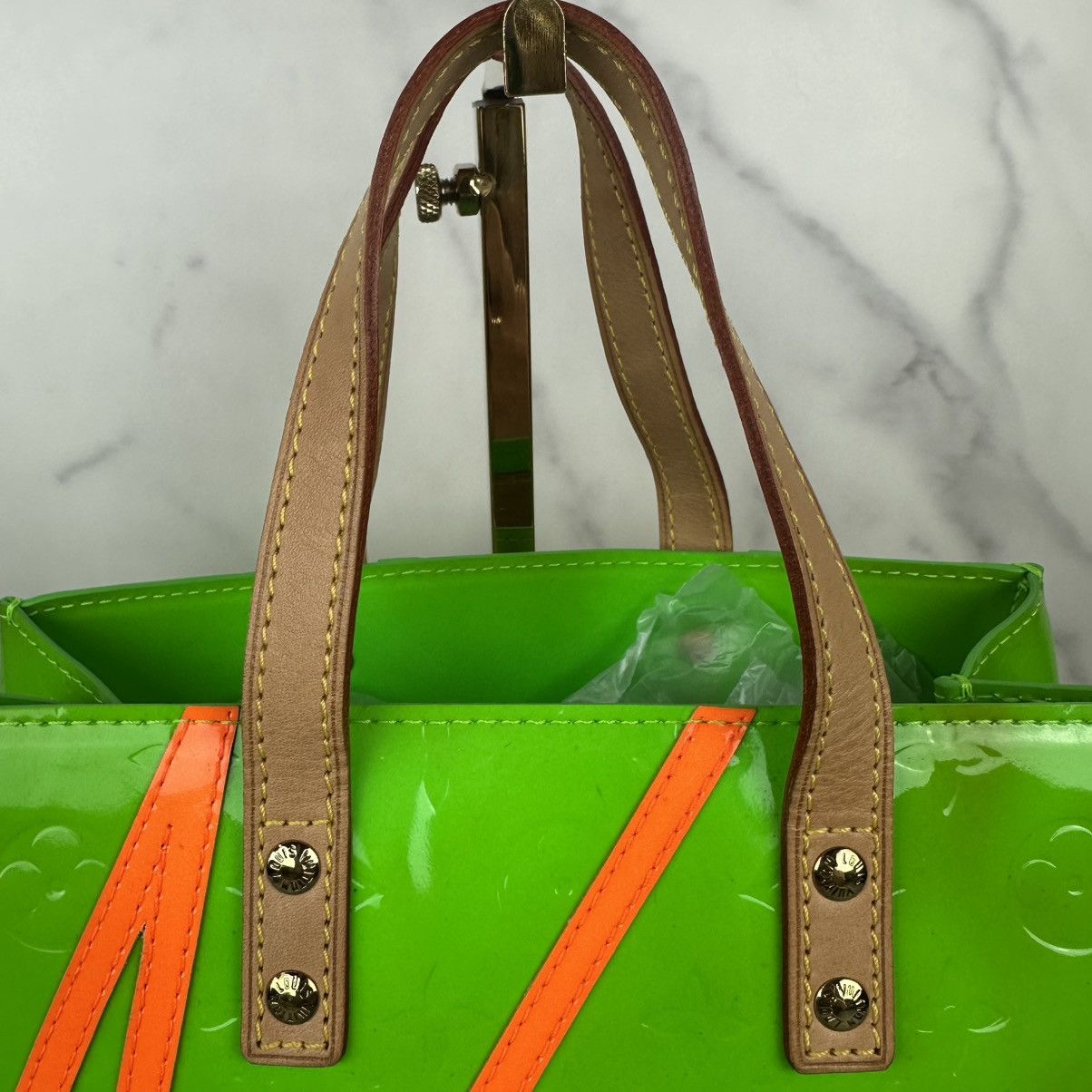 Louis Vuitton Louis Vuitton Green Vernis Reade PM Limited Edition Size ONE SIZE - 3 Thumbnail