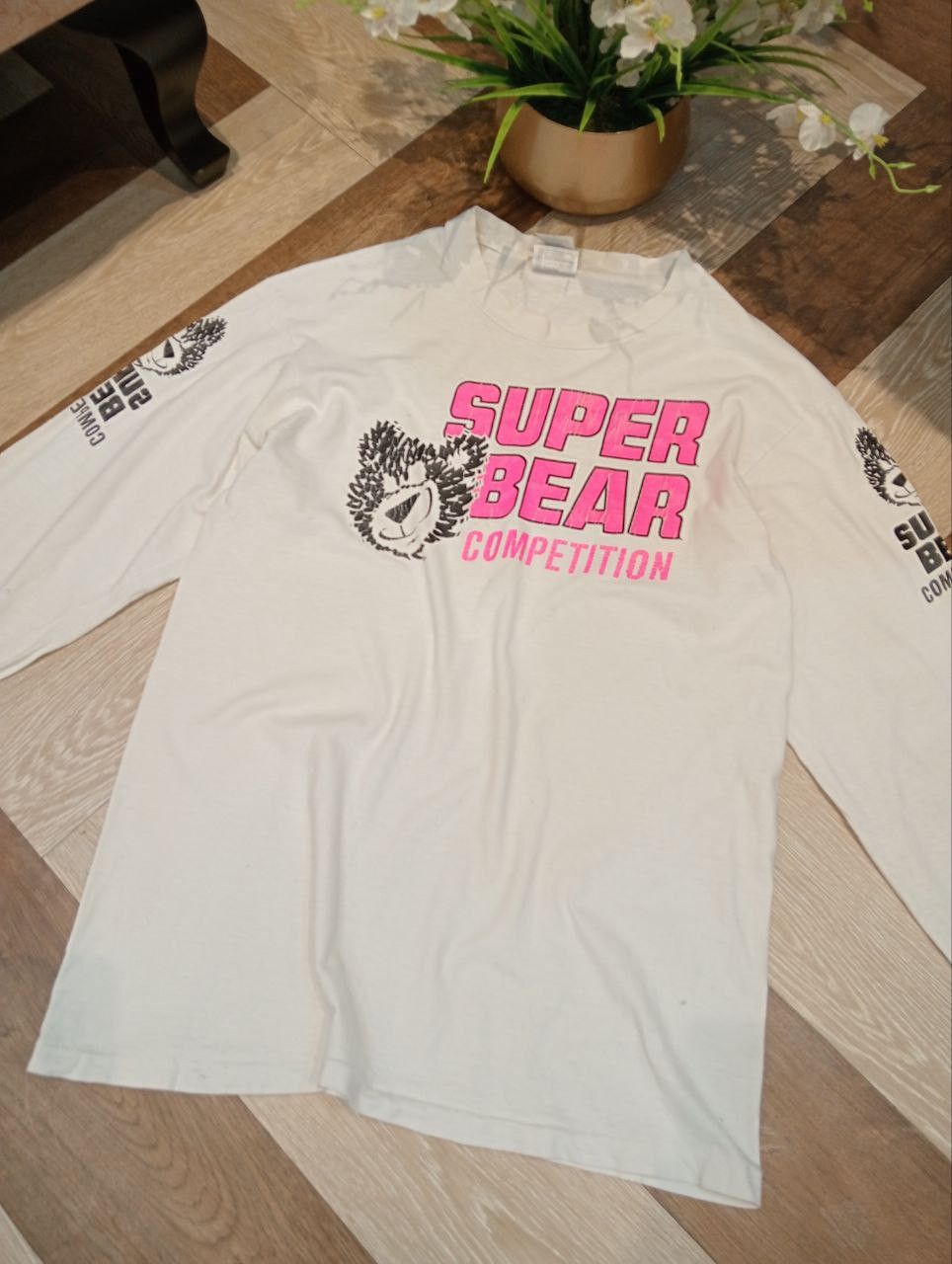 Vintage VINTAGE 90S SUPER BEAR FACTORY BEAR BMX TSHIRT - SIZE L Size US L / EU 52-54 / 3 - 3 Thumbnail