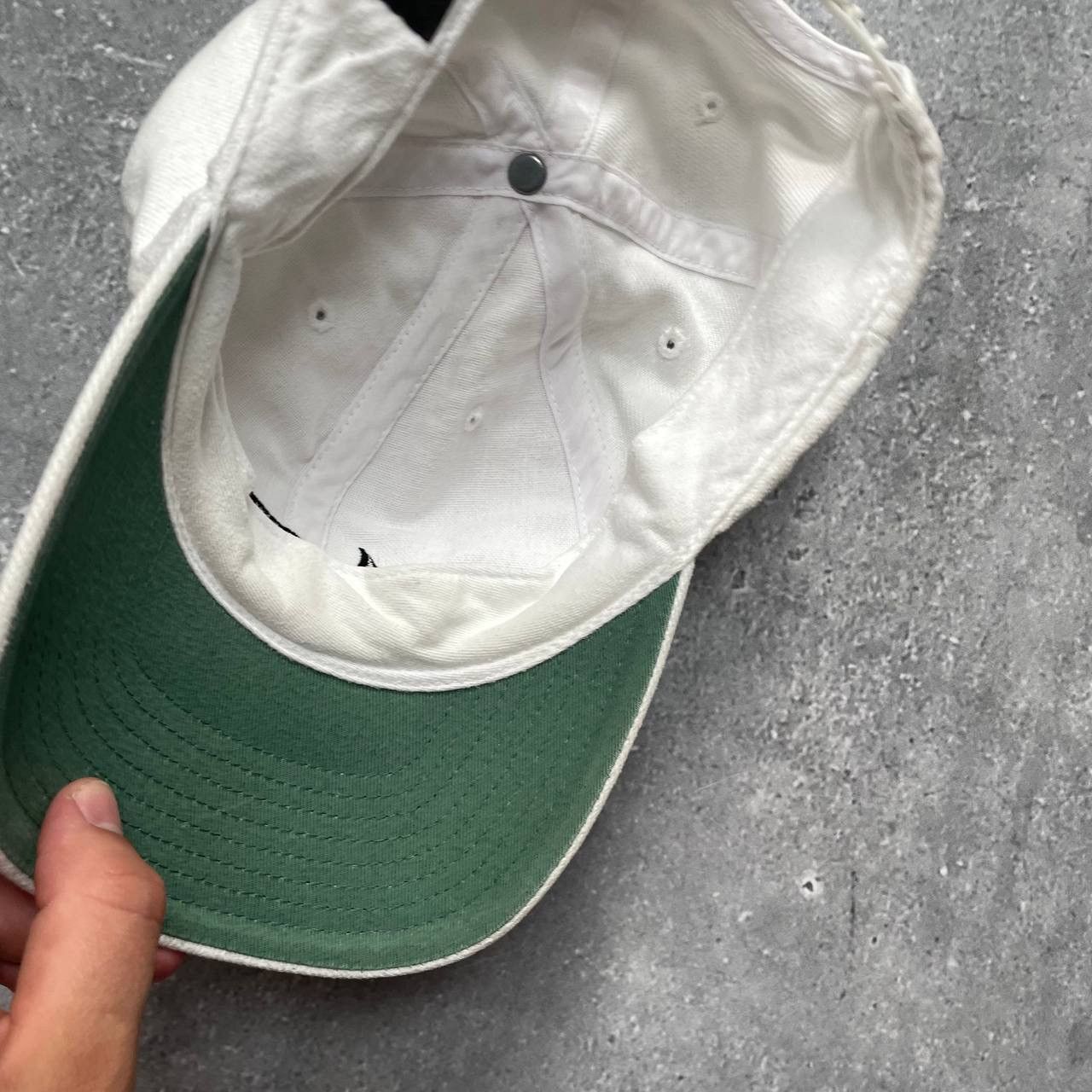 Nike × Vintage Vintage 2000s Nike Baseball Cap White OS Size ONE SIZE - 14 Thumbnail