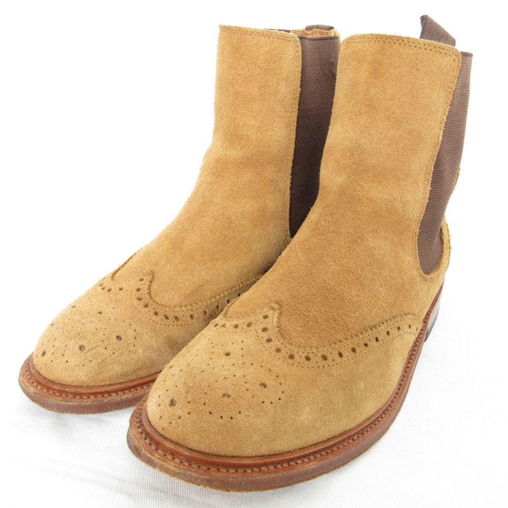 Other Other Palancho Wingtip Side Gore Chelsea Boots Leather Boots Leather Shoes DUTY FREE for USA Size ONE SIZE - 1 Thumbnail