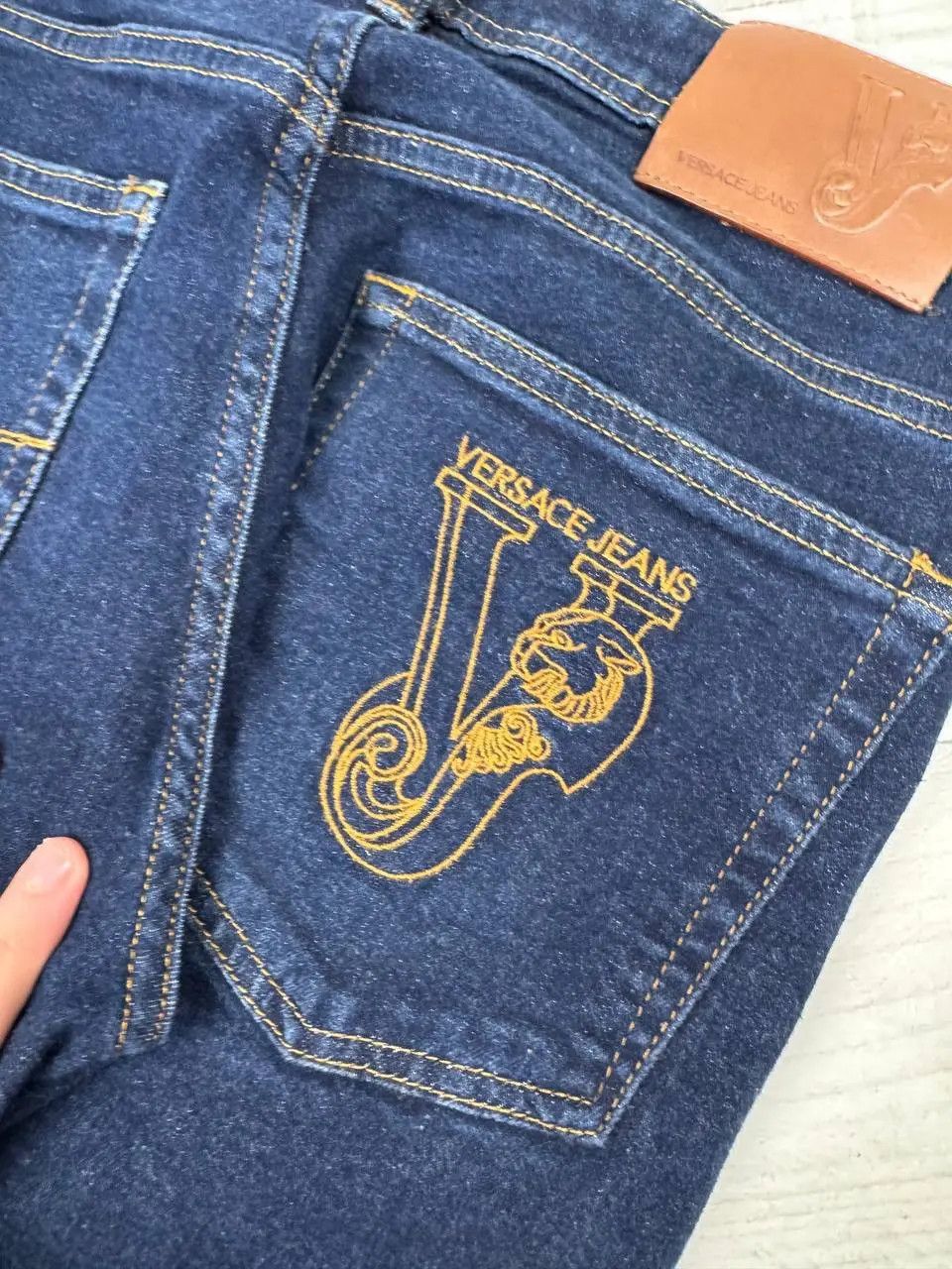 Versace Vintage Versace Jeans Skinny Fit Denim Big Logo Size US 30 / EU 46 - 5 Thumbnail
