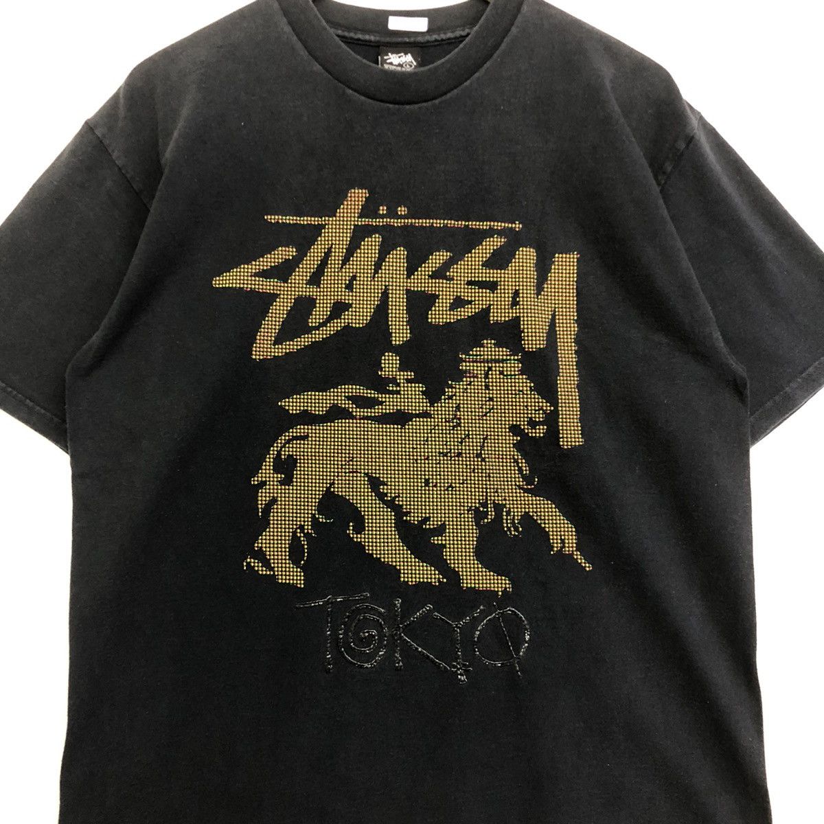 Stussy × Vintage Vintage Stussy Rasta Lion Tokyo Graphic Tshirt Size US L / EU 52-54 / 3 - 3 Thumbnail