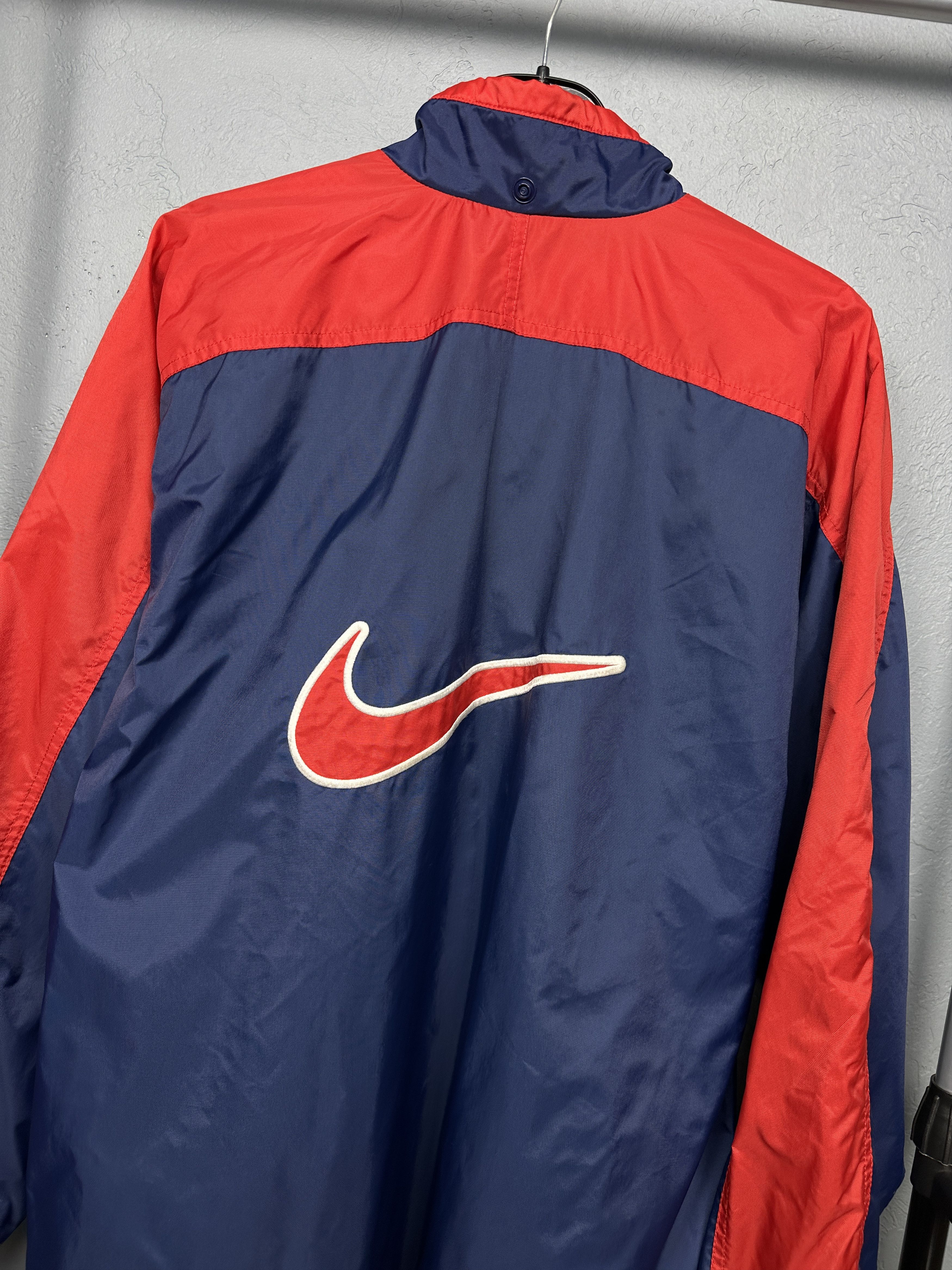 Nike Nike 90s Vintage Mens Nylon Jacket Size US XL / EU 56 / 4 - 2 Thumbnail