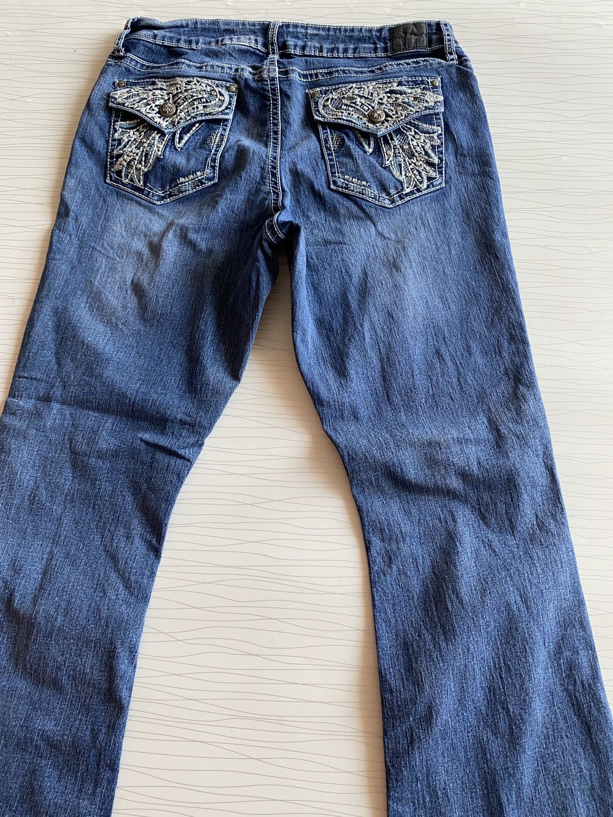 If Six Was Nine Japanese brand love indigo flare denim Size US 34 / EU 50 - 10 Thumbnail