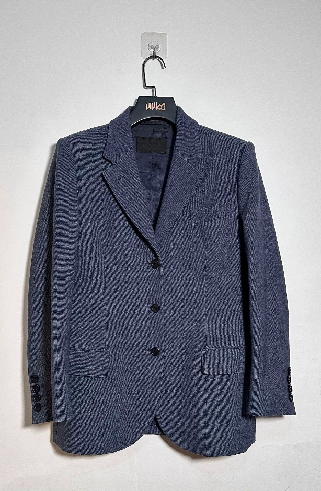 Prada Prada Women's Classic Light Blue Wool Suit 9/10 42 (170cm) Size M / US 6-8 / IT 42-44 - 1 Thumbnail