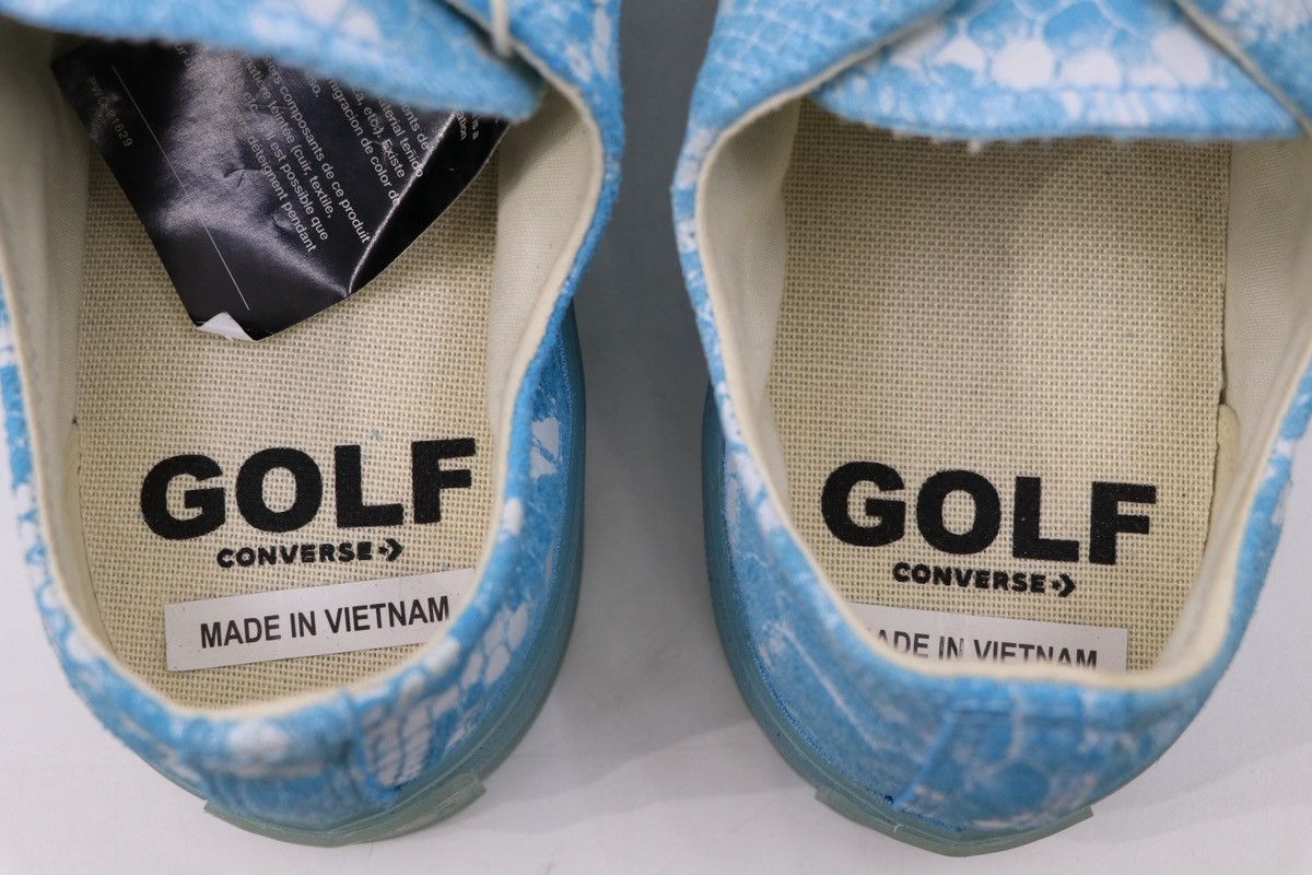 Converse × Golf le Fleur Size 12 - Converse Golf Wang x Chuck 70 Low Blue Python Size US 12 / EU 45 - 7 Thumbnail