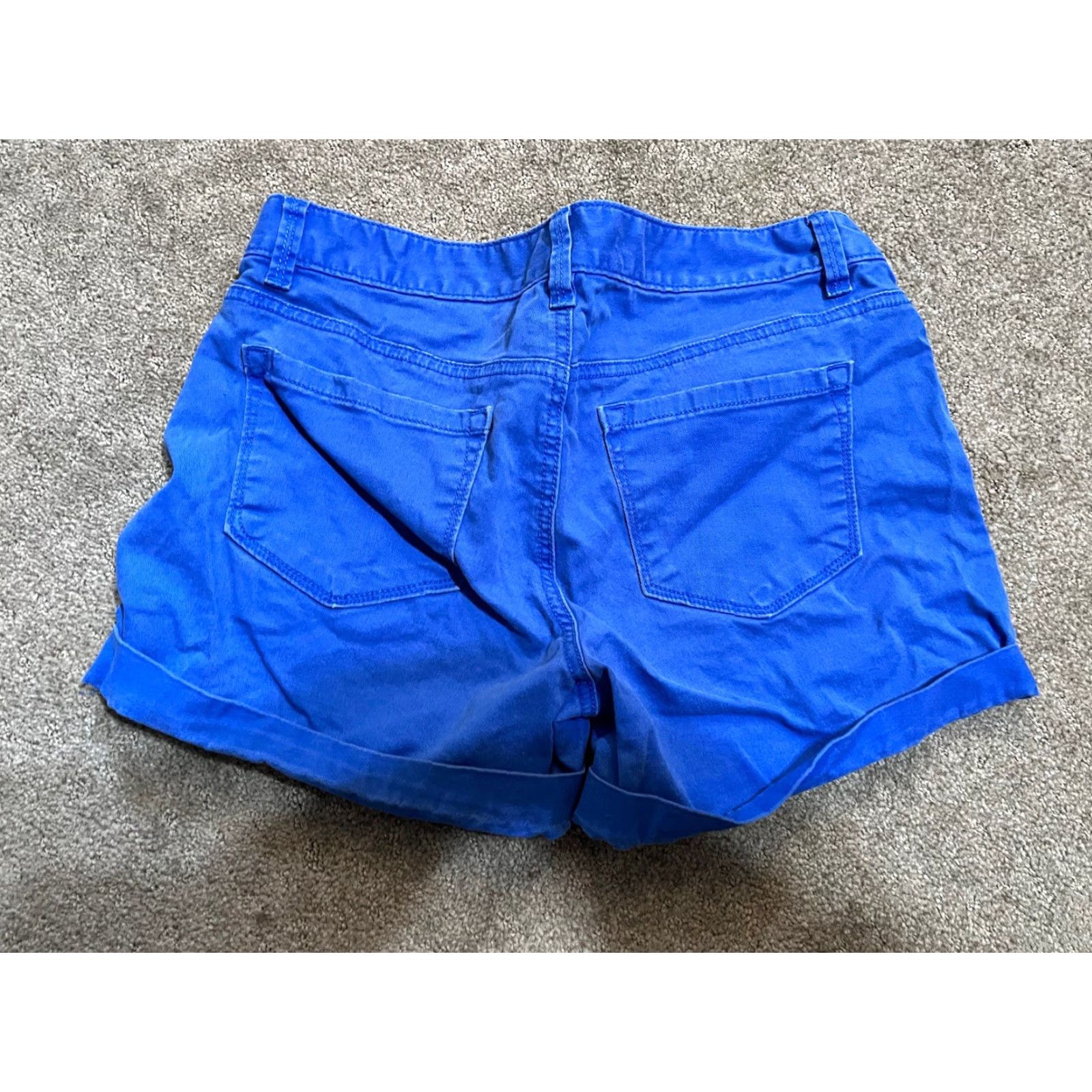 Loft WOMENS LOFT Shorts 2 Blue Twill Chino Colorful Size 26" / US 2 / IT 38 - 2 Thumbnail