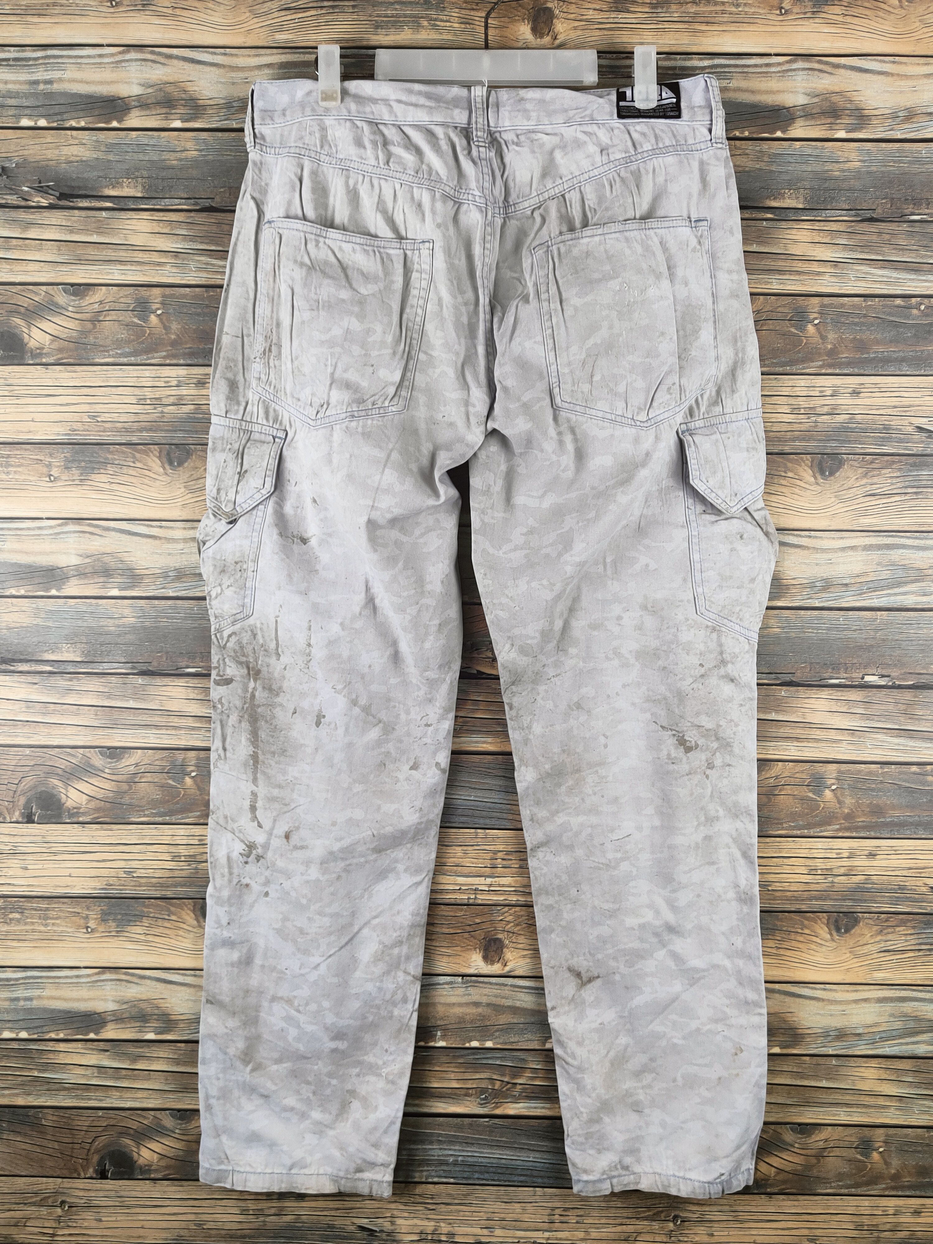 Japanese Brand DL Tora Gray Multipocket Cargo Pants #46-216 Size US 34 / EU 50 - 8 Thumbnail
