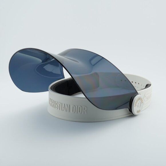 Dior Dior DIORPACIFIC V1U 96B0 Sunglasses White Geometric Frame Size ONE SIZE - 6 Thumbnail
