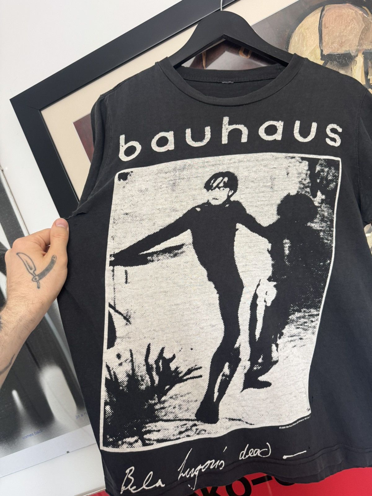 Band Tees Vintage Bauhaus Bela Lugosi Is Dead Band Tee Distressed Y2k Size US M / EU 48-50 / 2 - 2 Thumbnail