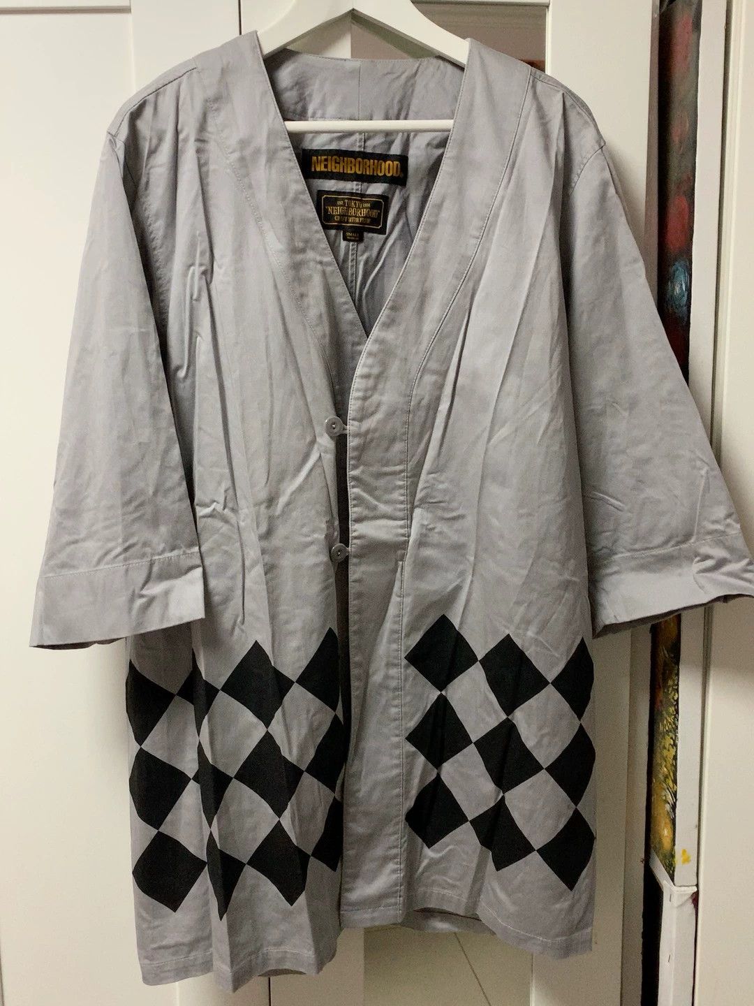Neighborhood Neighborhood Plaid Kimono Coat Size US M / EU 48-50 / 2 - 1 Thumbnail