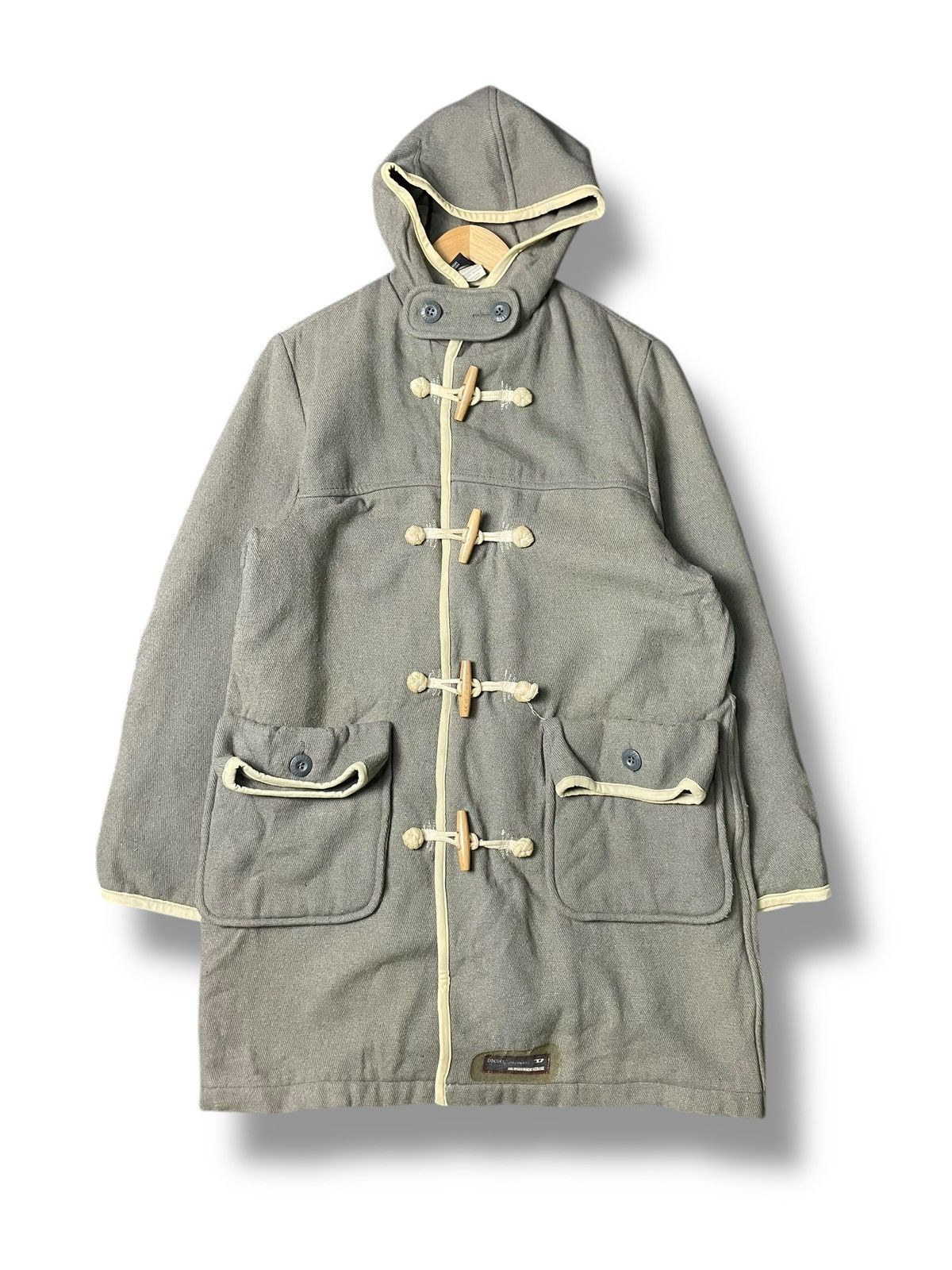 Diesel × Vintage Diesel Sub Zero Long Wool Duffle Jacket (70) Size US S / EU 44-46 / 1 - 1 Thumbnail