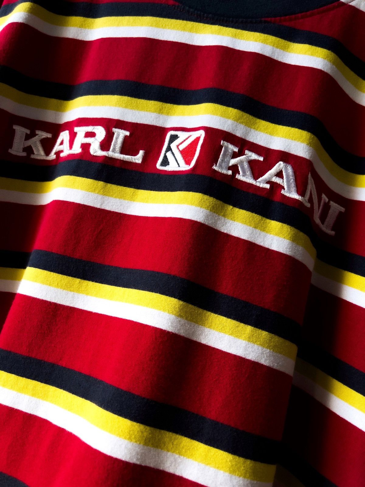 Karl Kani Karl Kani Retro Stripe Embroidery Logo T-Shirt Size US L / EU 52-54 / 3 - 1 Thumbnail