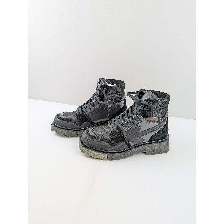 Off-White o1rshd1 Hiking Sponge Sneaker Boots in Black / Khaki Size US 9 / EU 42 - 14 Thumbnail