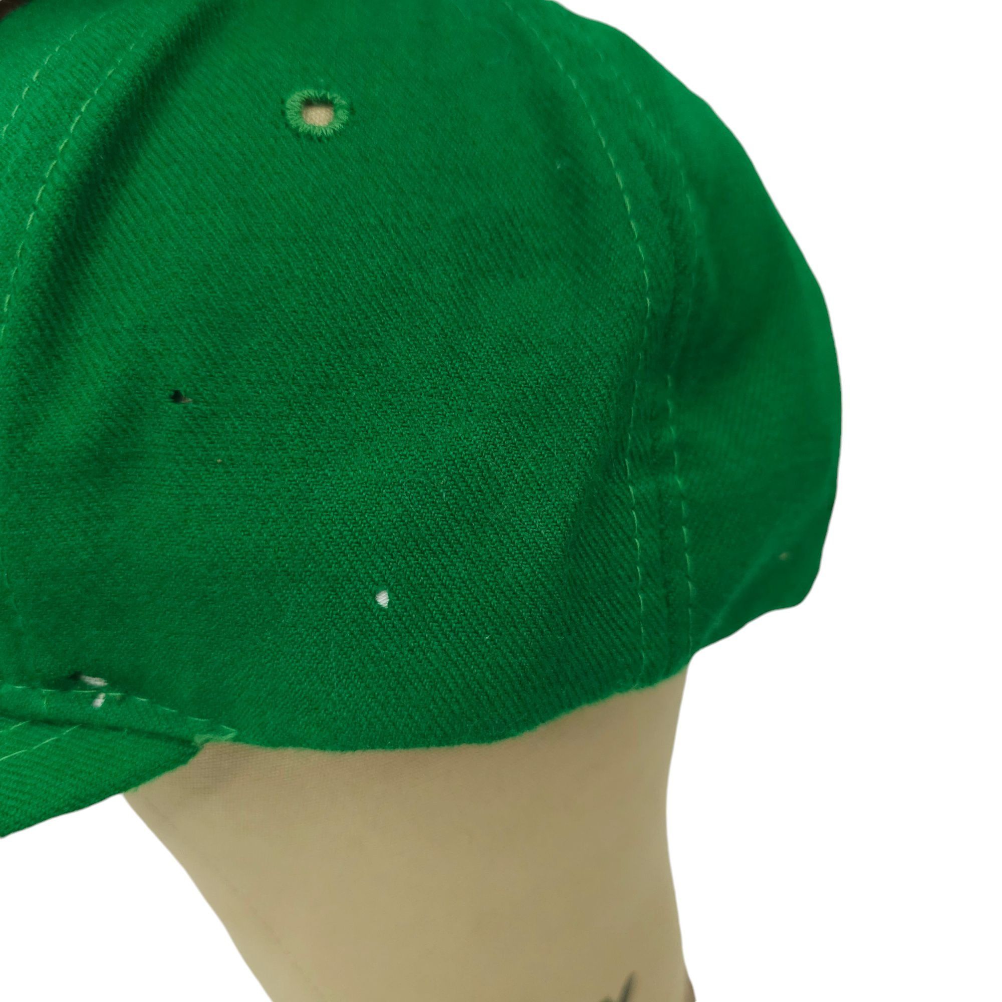 Sports Specialties Boston Celtics Script Cap Vtg 90s READ Moth Holes Snapback Size ONE SIZE - 21 Thumbnail