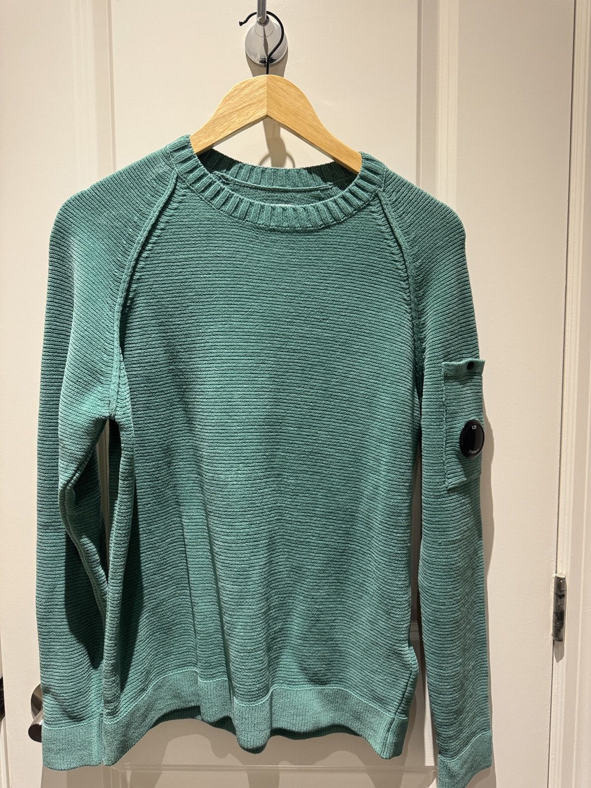 C.P. Company Green Crewneck Sweater Knit Size US S / EU 44-46 / 1 - 1 Thumbnail