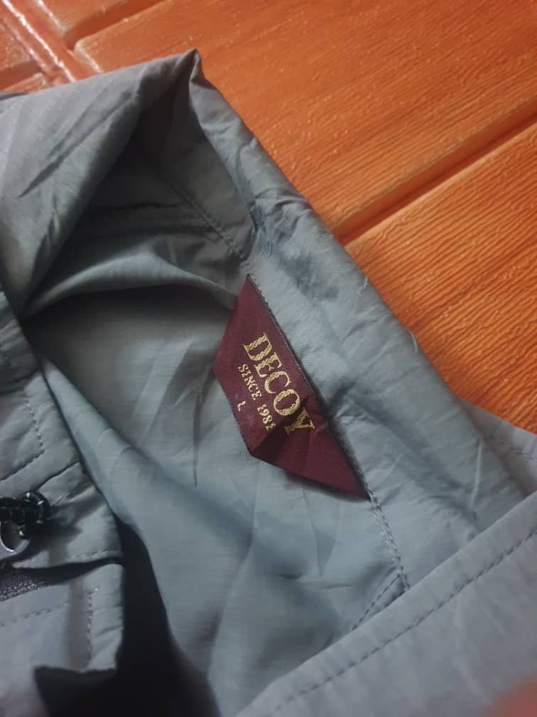 Japanese Brand Decoy since 1988 grey colour windbreaker Sweater jacket Size US L / EU 52-54 / 3 - 2 Thumbnail