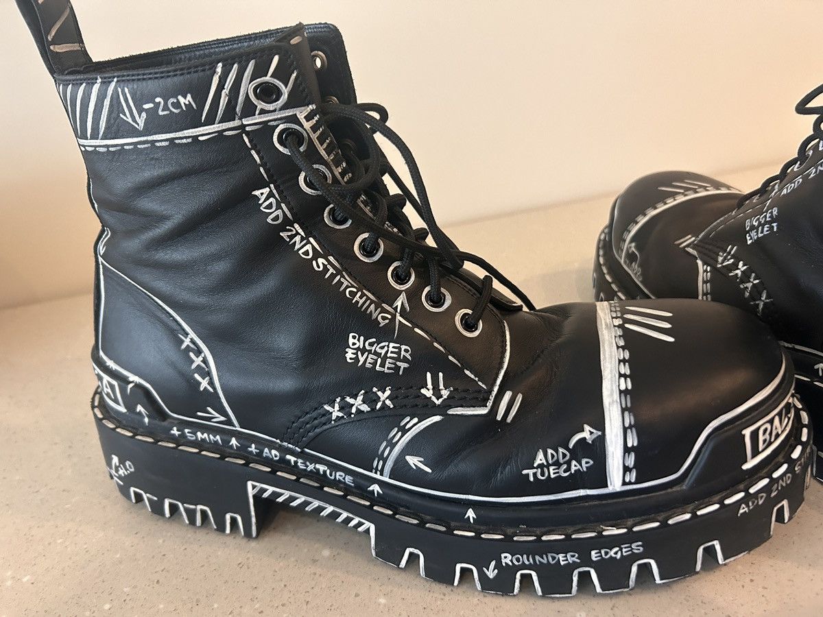 Balenciaga Balenciaga blueprint strikes Size US 11.5 / EU 44-45 - 6 Thumbnail