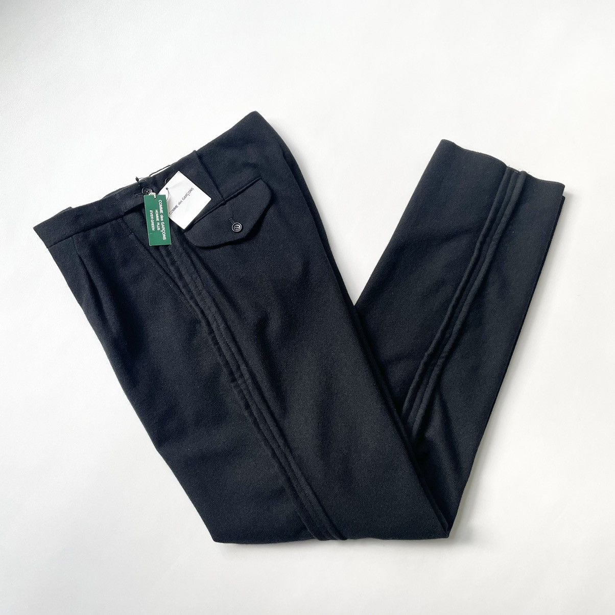 Comme des Garcons A/W 05 Side Stripe Heavy Wool Trouser Size US 32 / EU 48 - 11 Thumbnail