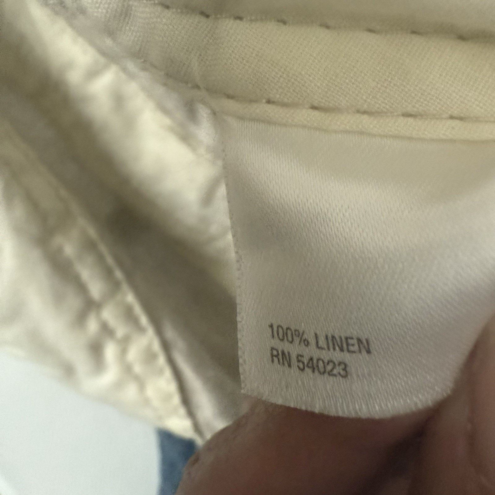 Old Navy Old Navy Linen Pants Wide Leg Lagen Beachy Coastal Resort Size 34" / US 12 / IT 48 - 4 Thumbnail