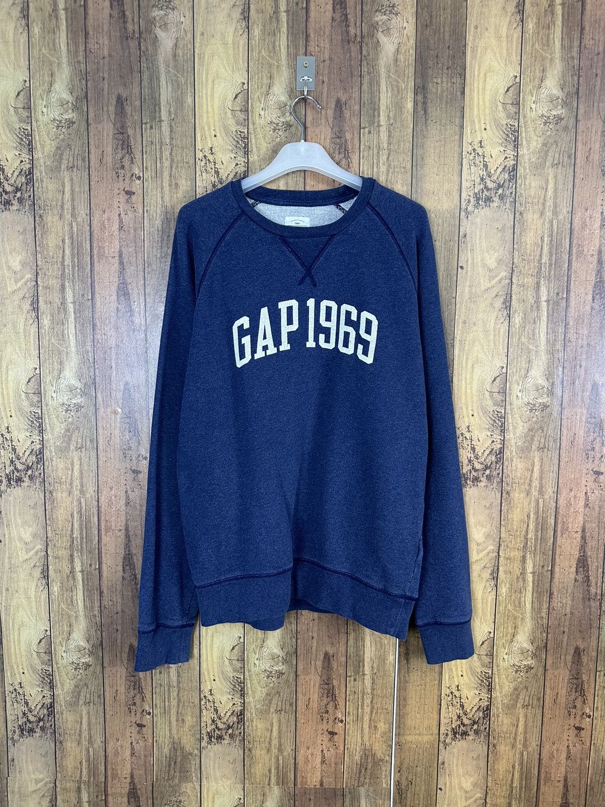 Gap Gap 1969 Spellout Crewneck Sweatshirt A309 Size US M / EU 48-50 / 2 - 1 Thumbnail