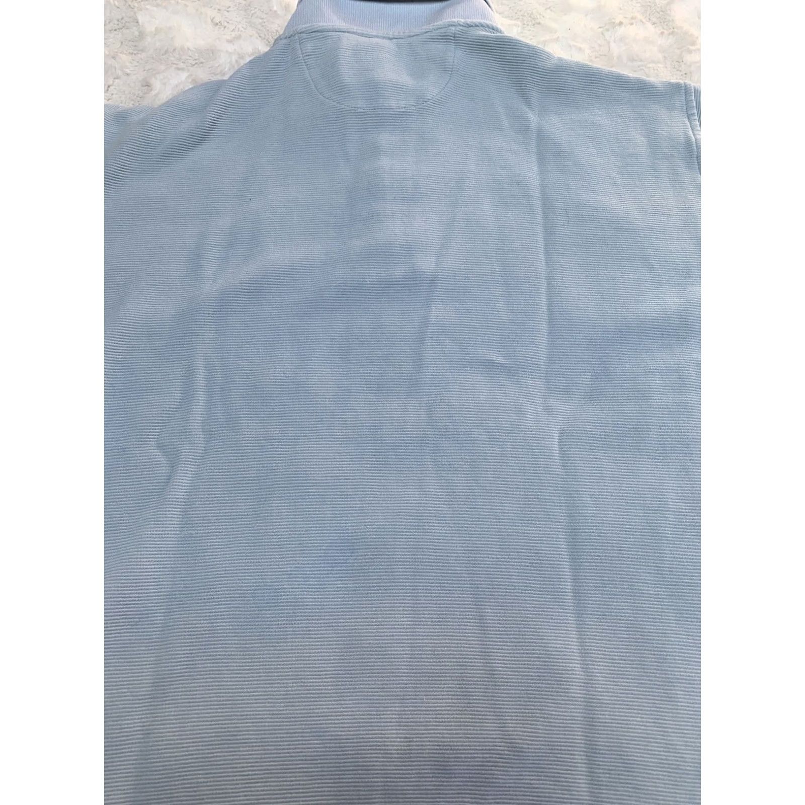 Vintage VINTAGE? Island Shores Polo Shirt Men's Medium Silk Blend Light Blue Short Sleeve Casual Shirt Size US M / EU 48-50 / 2 - 6 Thumbnail