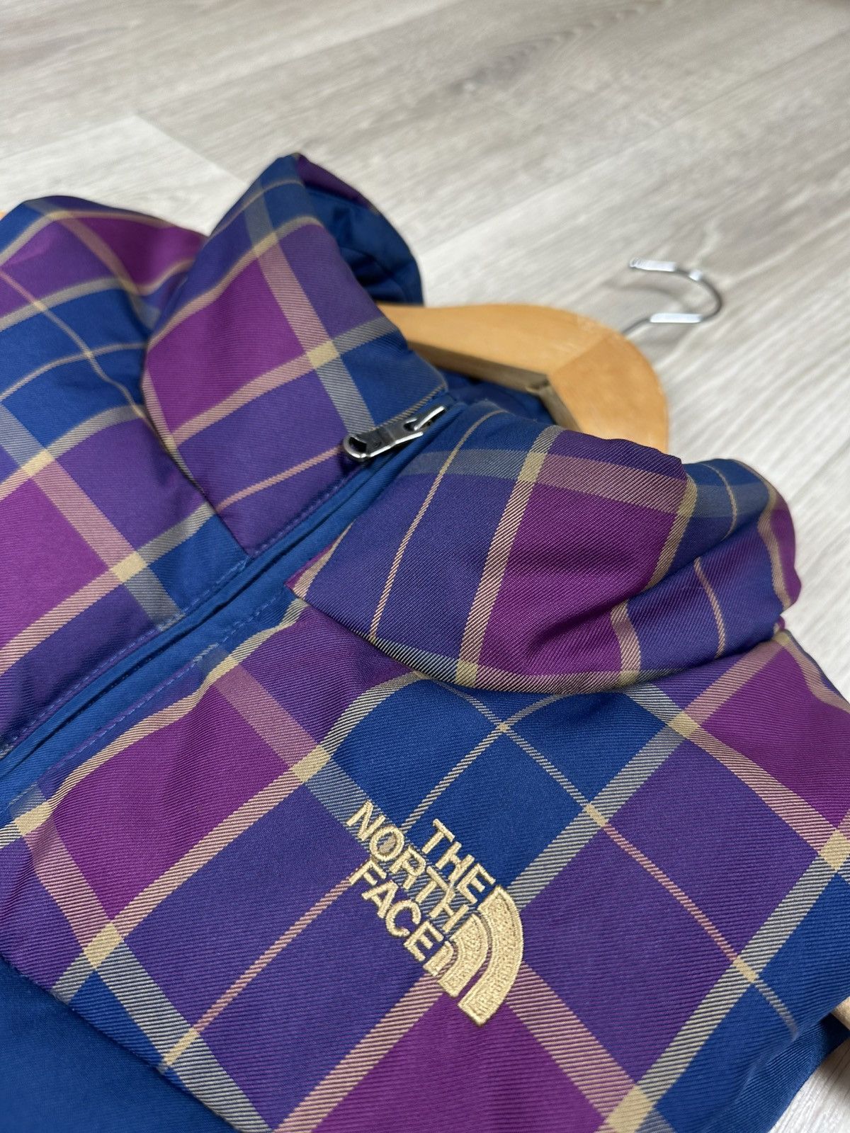 The North Face The North Face Vest Down 550 Plaid Purple Puffer Jacket Size S / US 4 / IT 40 - 5 Thumbnail