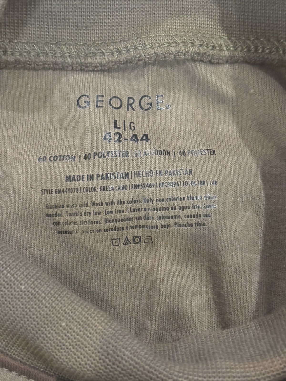 George Long sleeve T-shirt.mt-36 Size US L / EU 52-54 / 3 - 2 Thumbnail